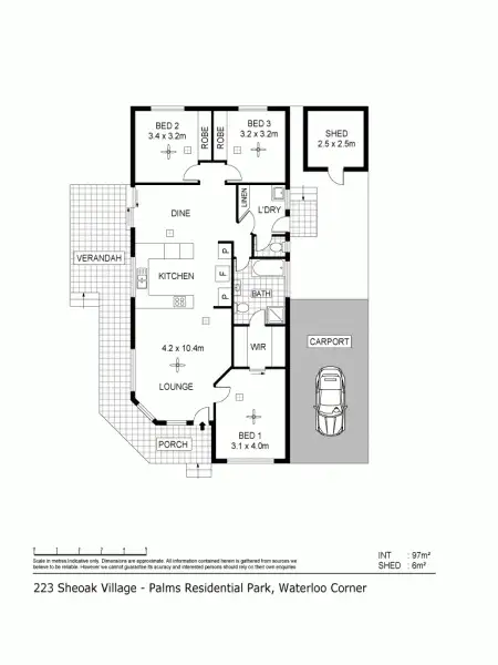 Floorplan of Homely retirement listing, Address available on request