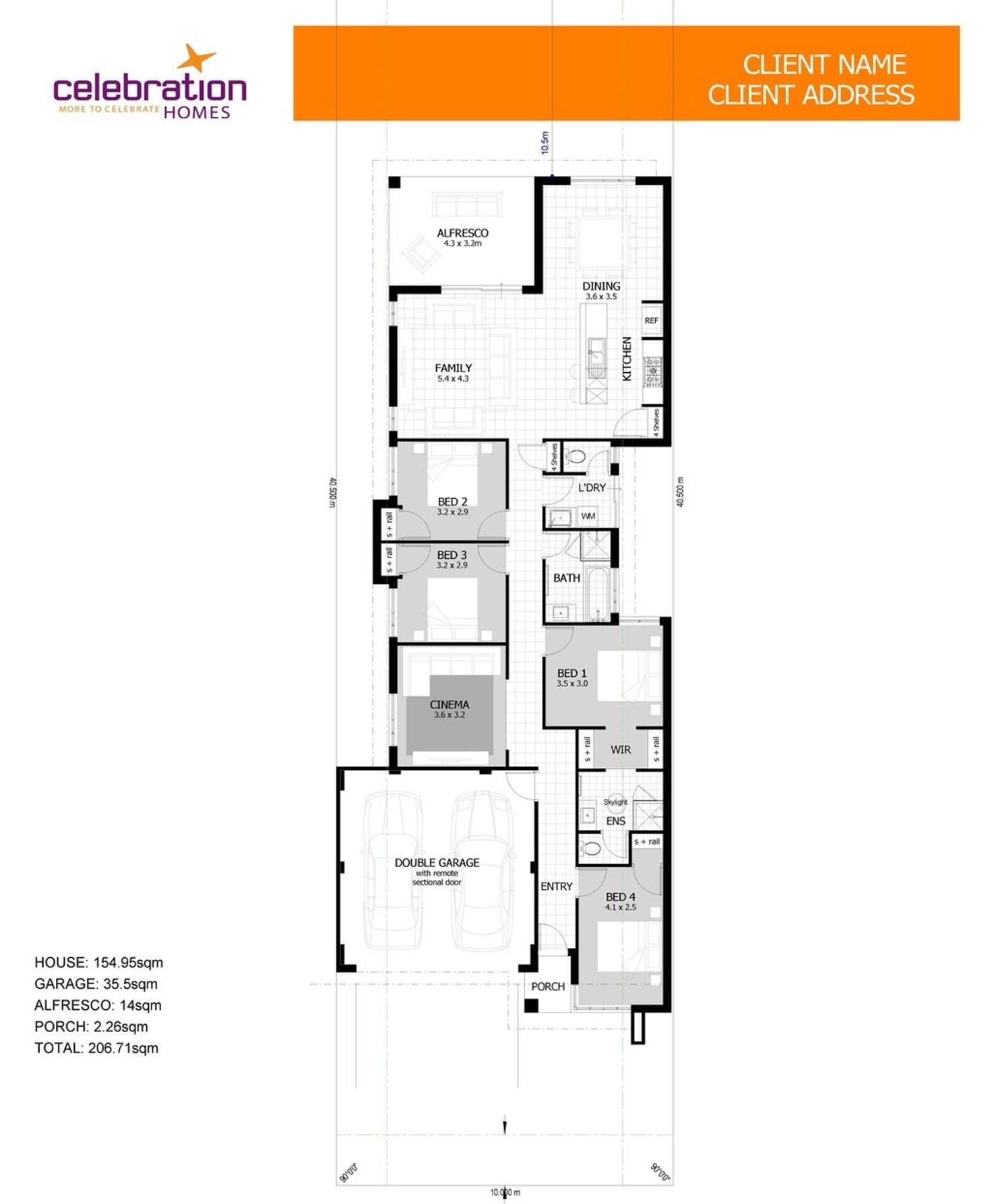 Floorplan of Homely house listing, Lot 2 - 22 Fairway West, Yokine WA 6060