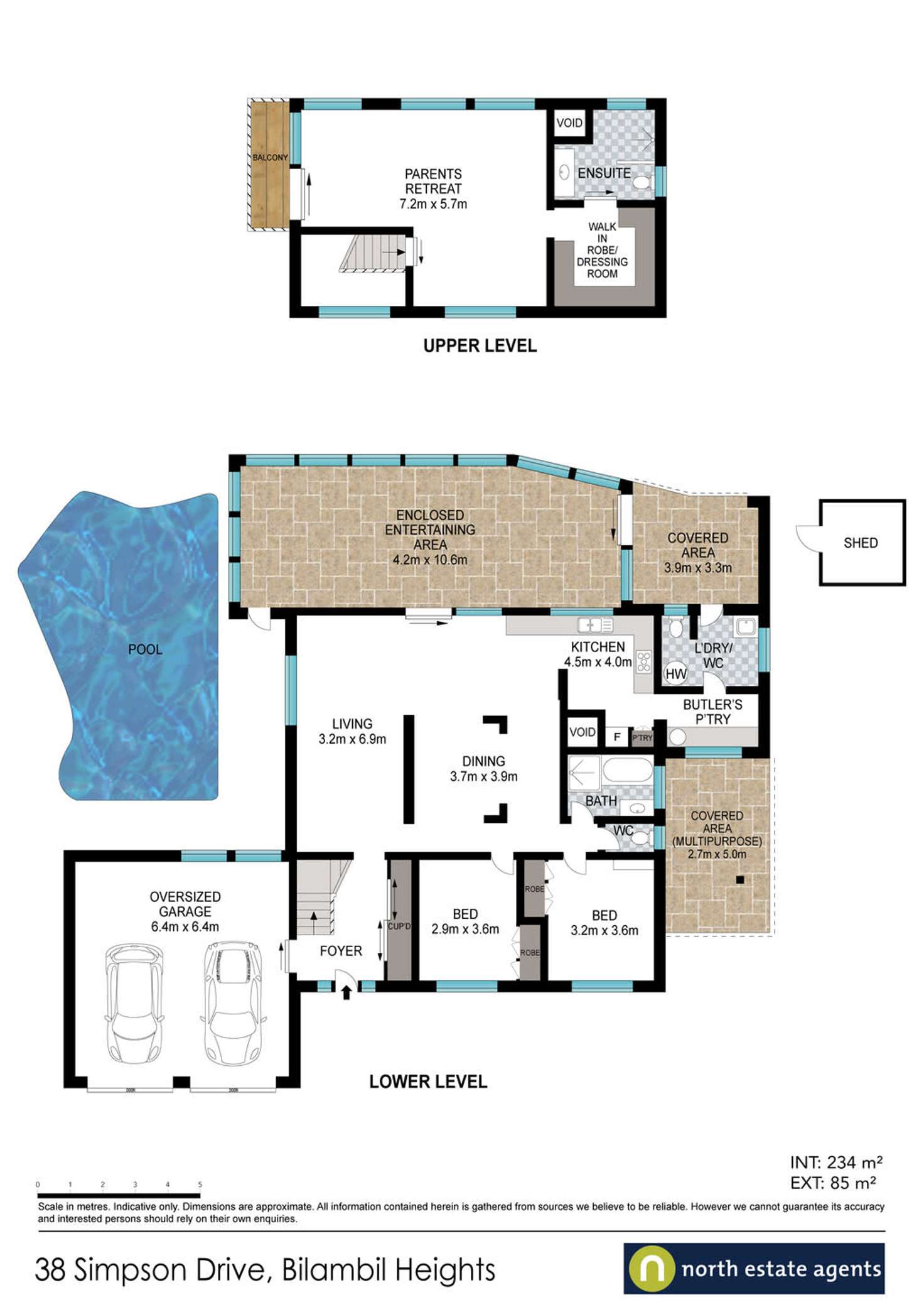 Floorplan of Homely house listing, 38 Simpson Drive, Bilambil Heights NSW 2486