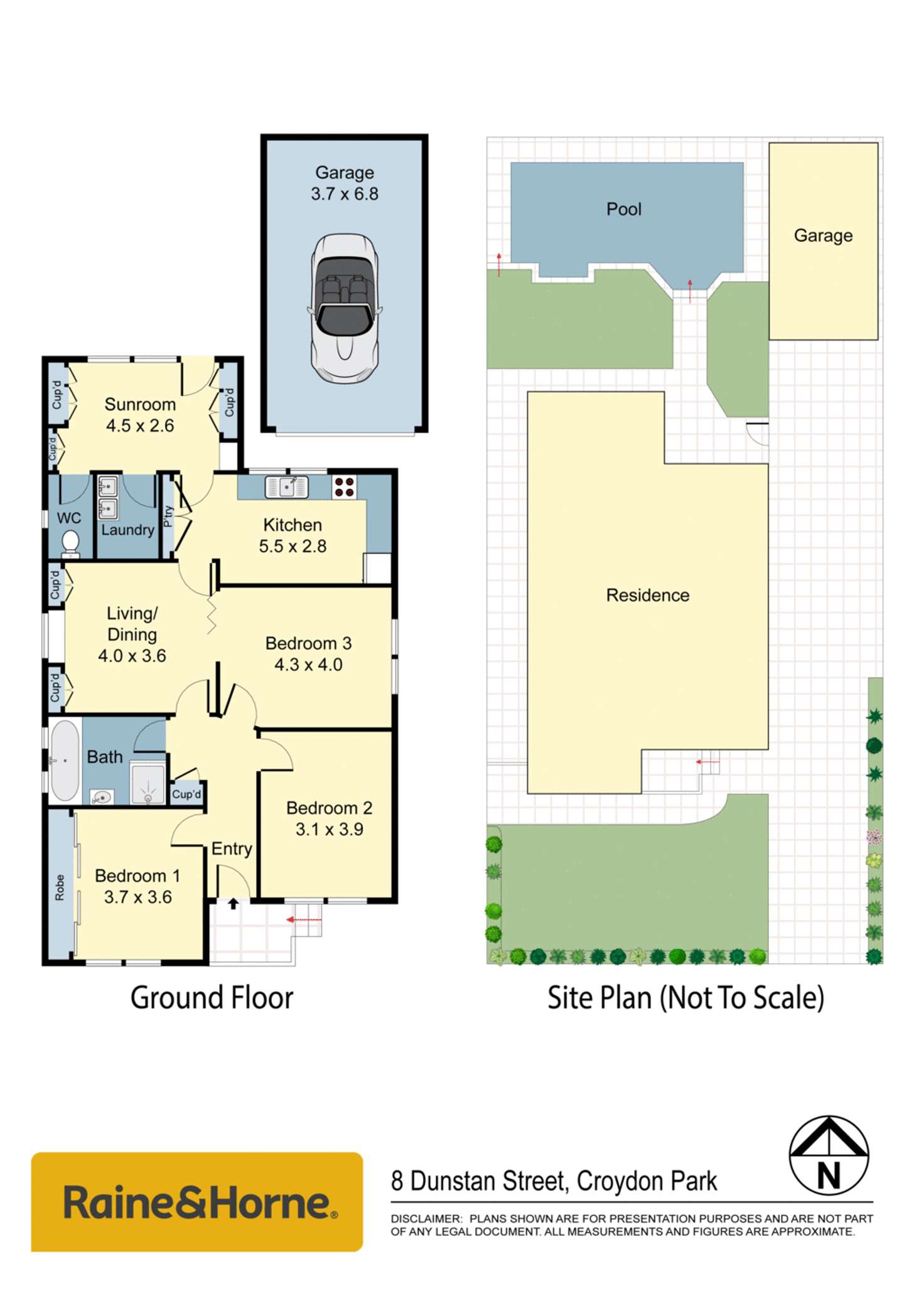 Floorplan of Homely house listing, 8 Dunstan Street, Croydon Park NSW 2133