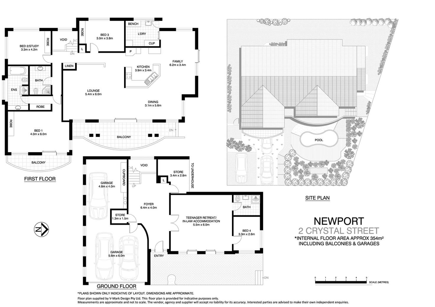 Floorplan of Homely house listing, 2 Crystal Street, Newport NSW 2106