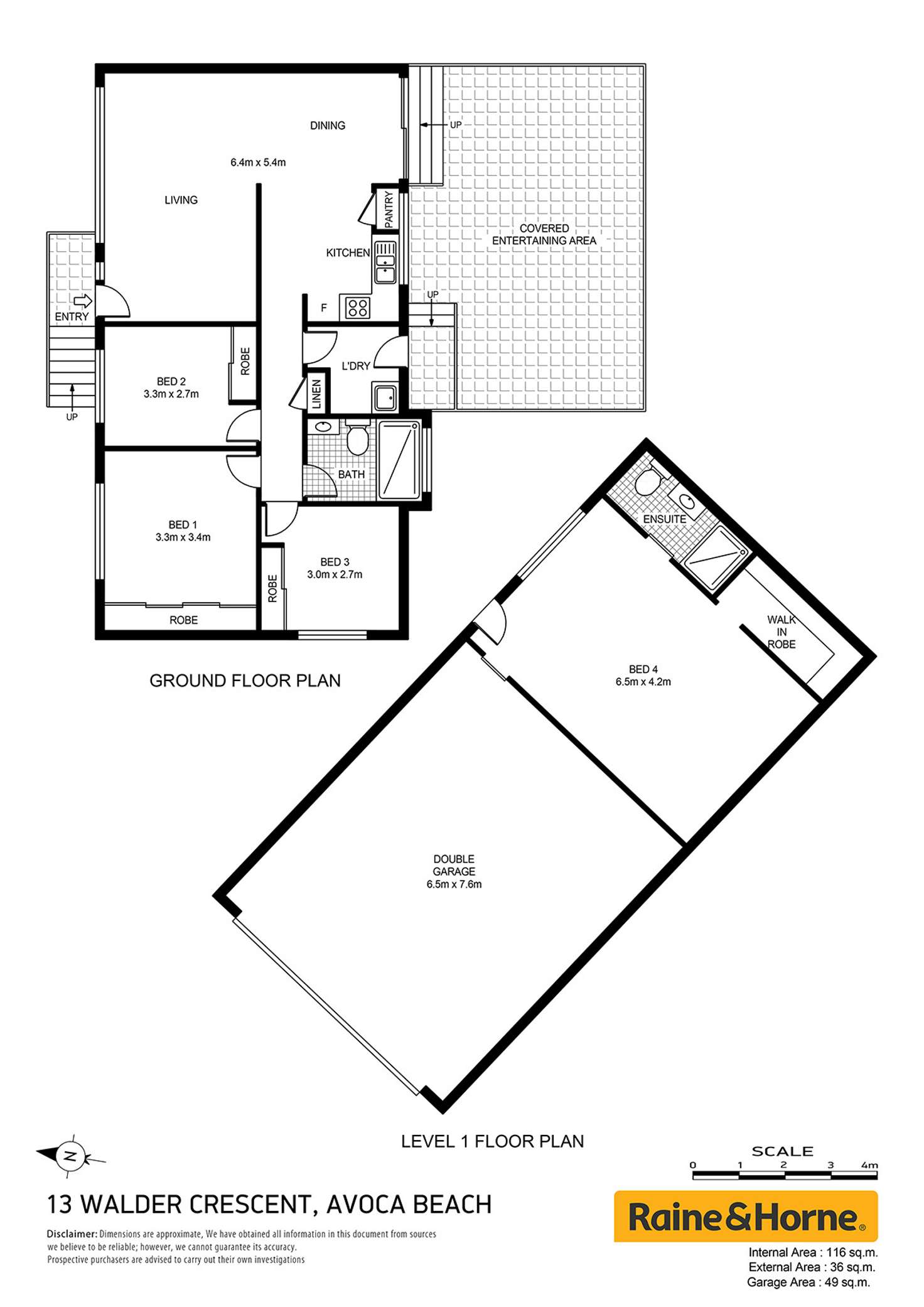 Floorplan of Homely house listing, 13 Walder Crescent, Avoca Beach NSW 2251