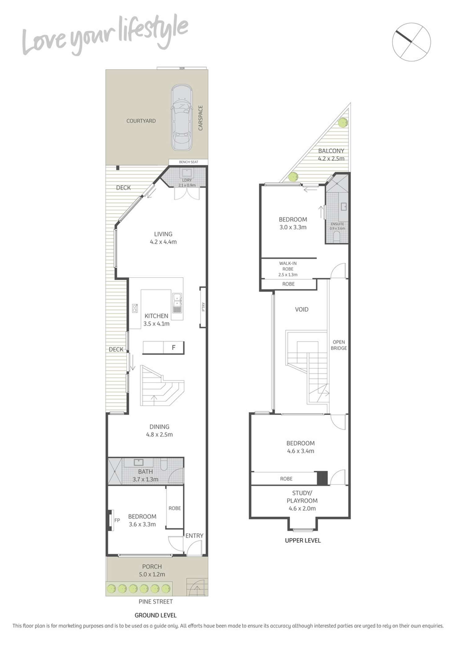 Floorplan of Homely house listing, 4 Pine Street, Newtown NSW 2042