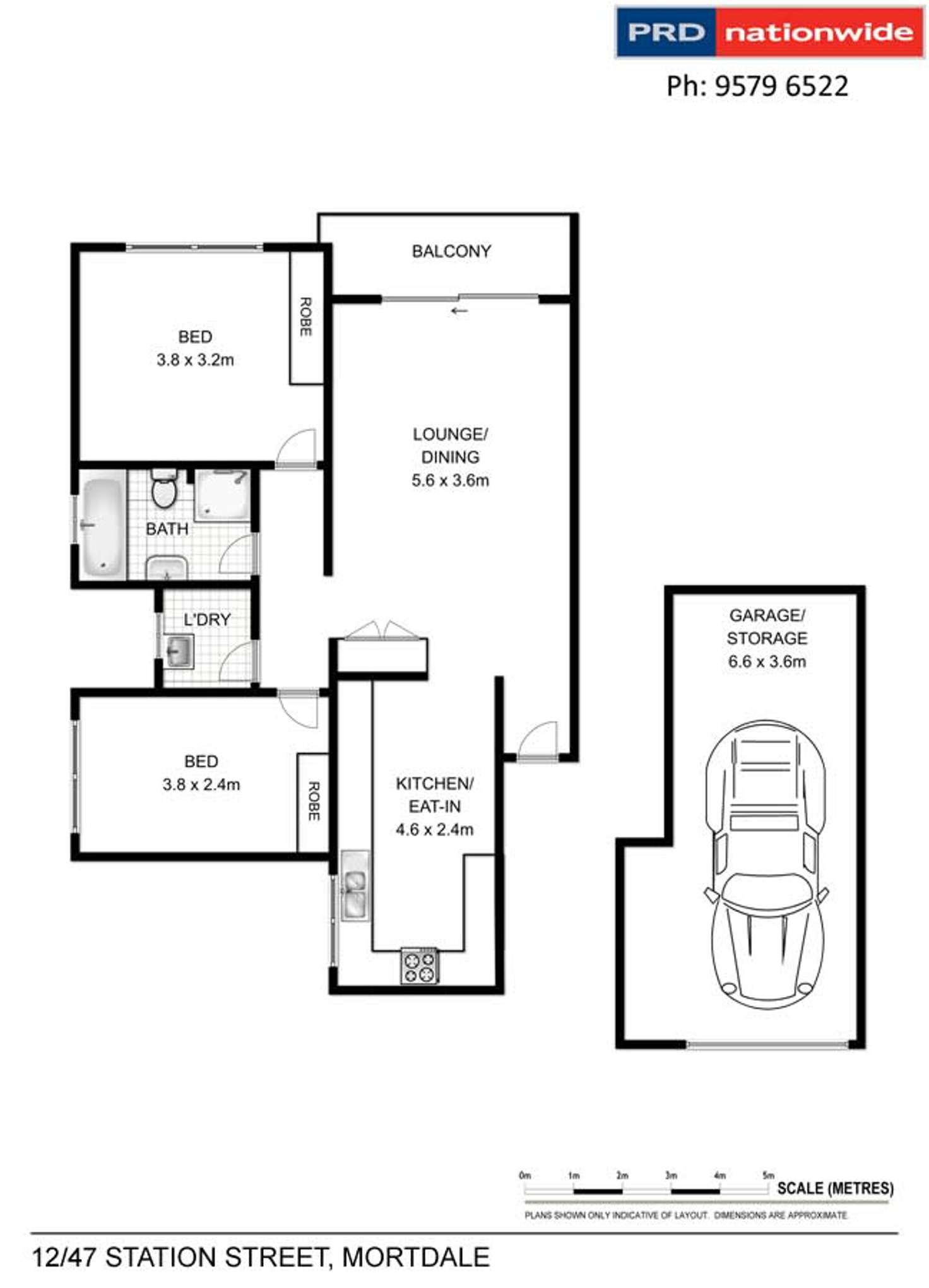 Floorplan of Homely unit listing, 12/47-51 Station Street, Mortdale NSW 2223