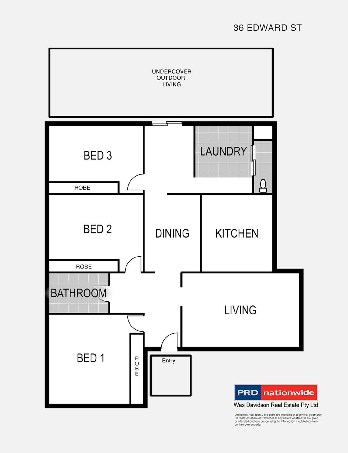 Floorplan of Homely house listing, 36 Edward Street, Horsham VIC 3400