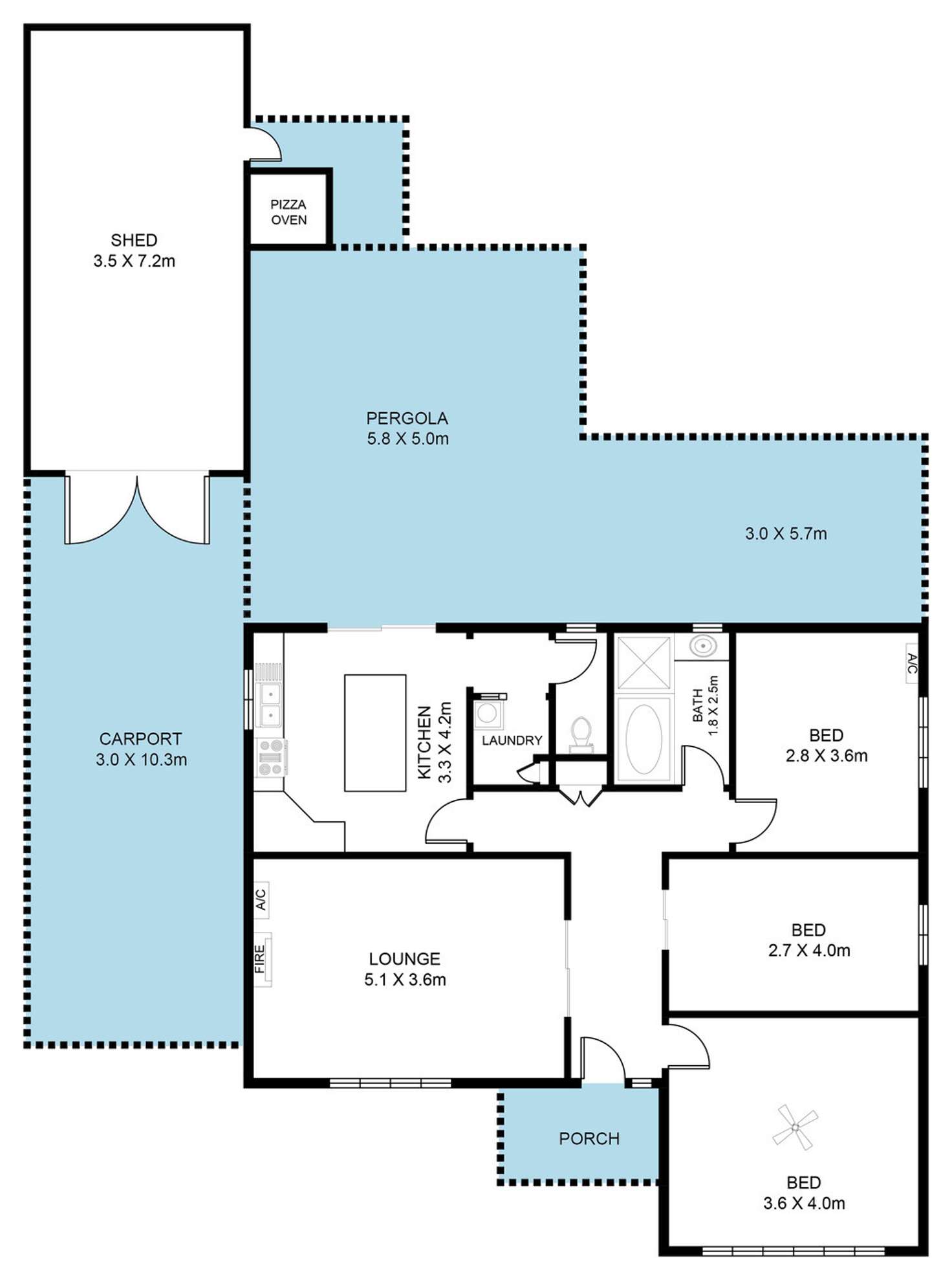 Floorplan of Homely house listing, 40 Daly Street, South Plympton SA 5038