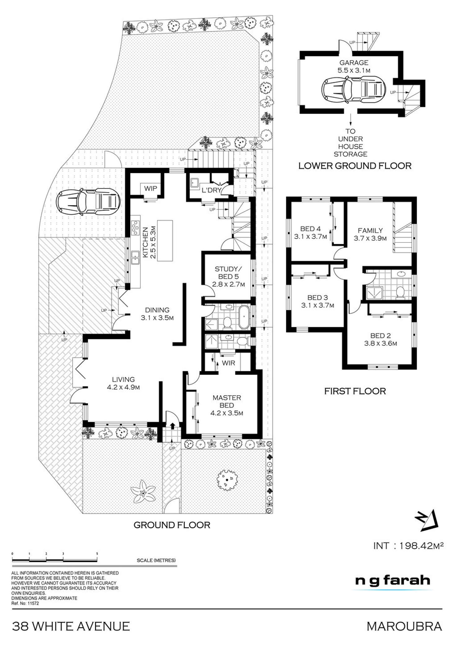 Floorplan of Homely house listing, 38 White Avenue, Maroubra NSW 2035