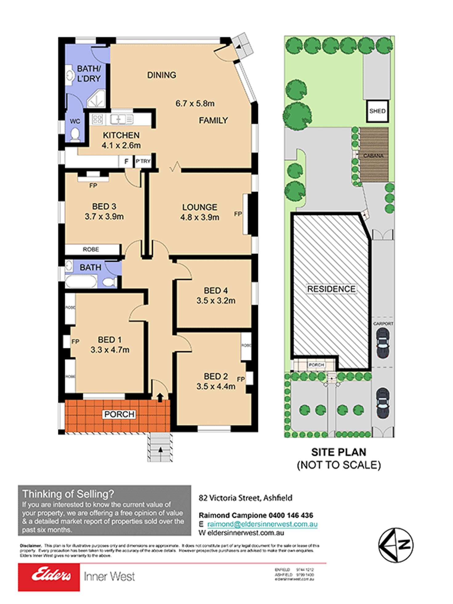 Floorplan of Homely house listing, 82 Victoria Street, Ashfield NSW 2131