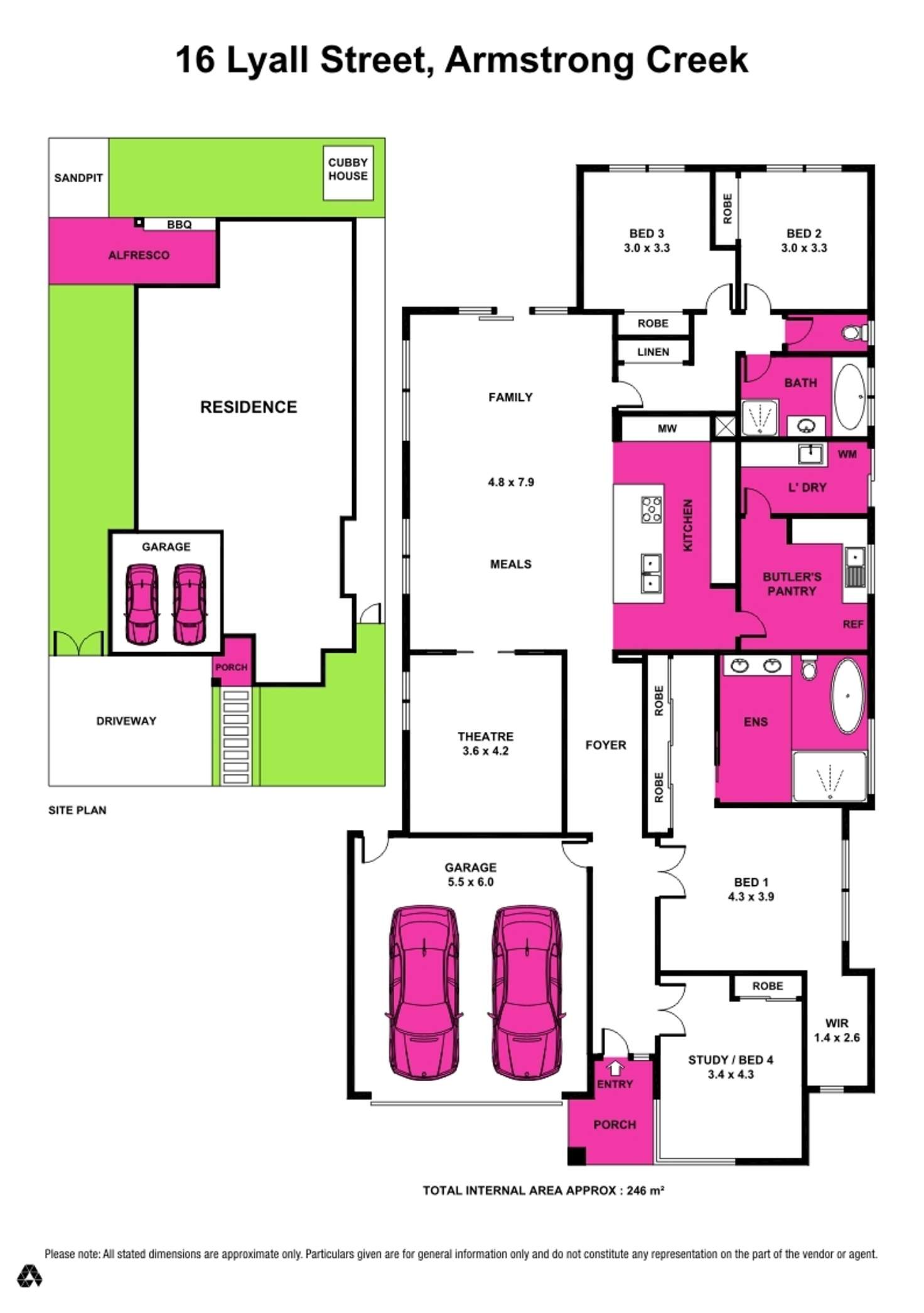 Floorplan of Homely house listing, 16 Lyall Street, Armstrong Creek VIC 3217