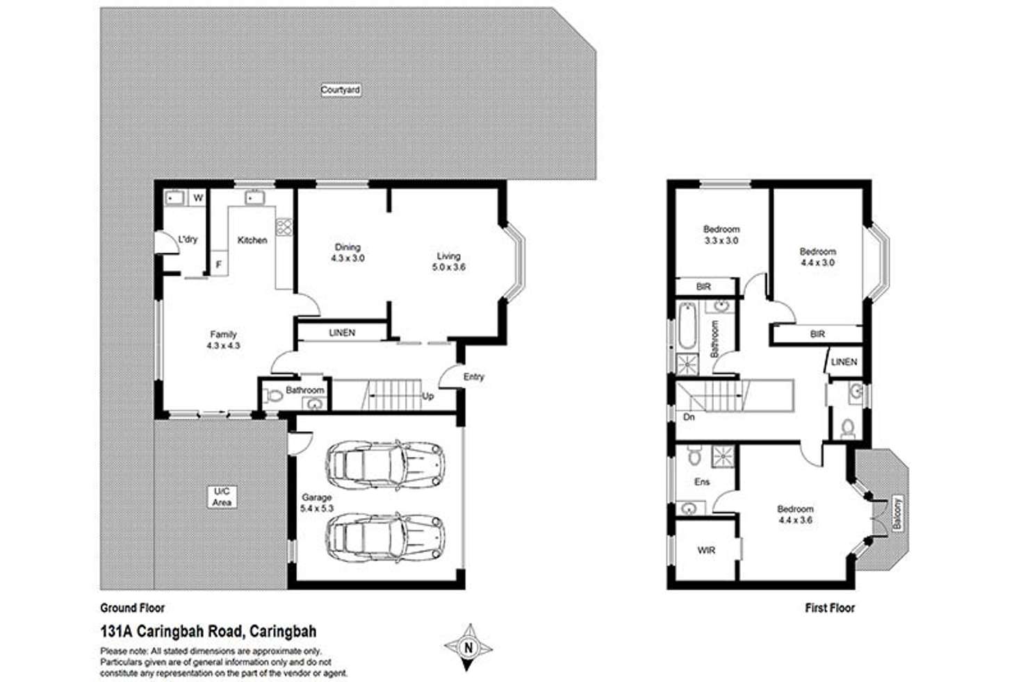 Floorplan of Homely townhouse listing, 131a Caringbah Rd, Caringbah NSW 2229