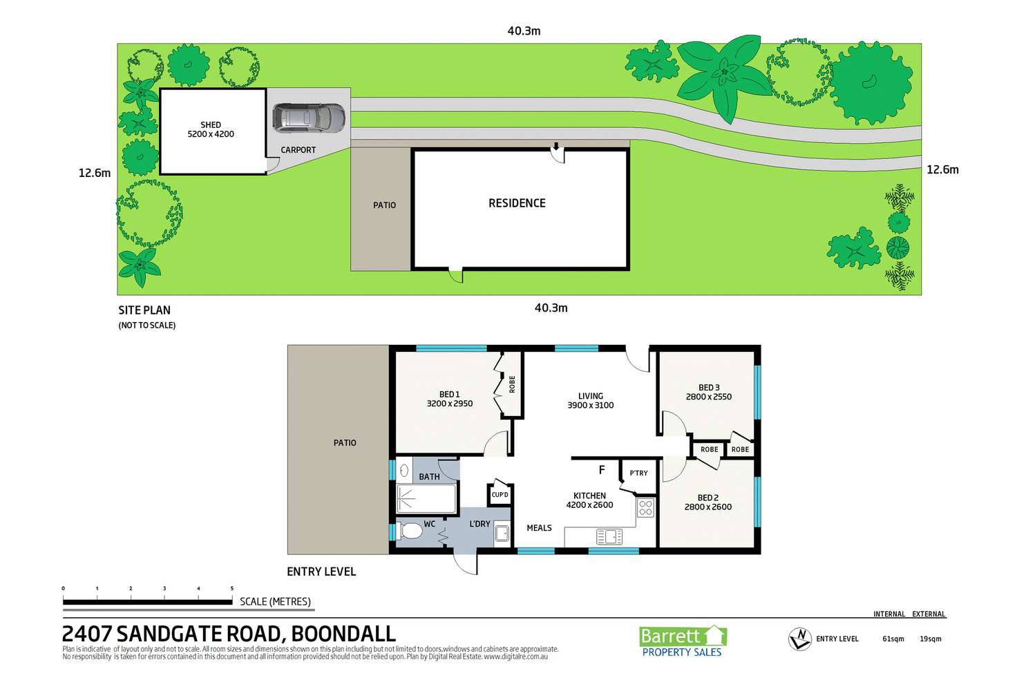 Floorplan of Homely house listing, 2407 Sandgate Road, Boondall QLD 4034