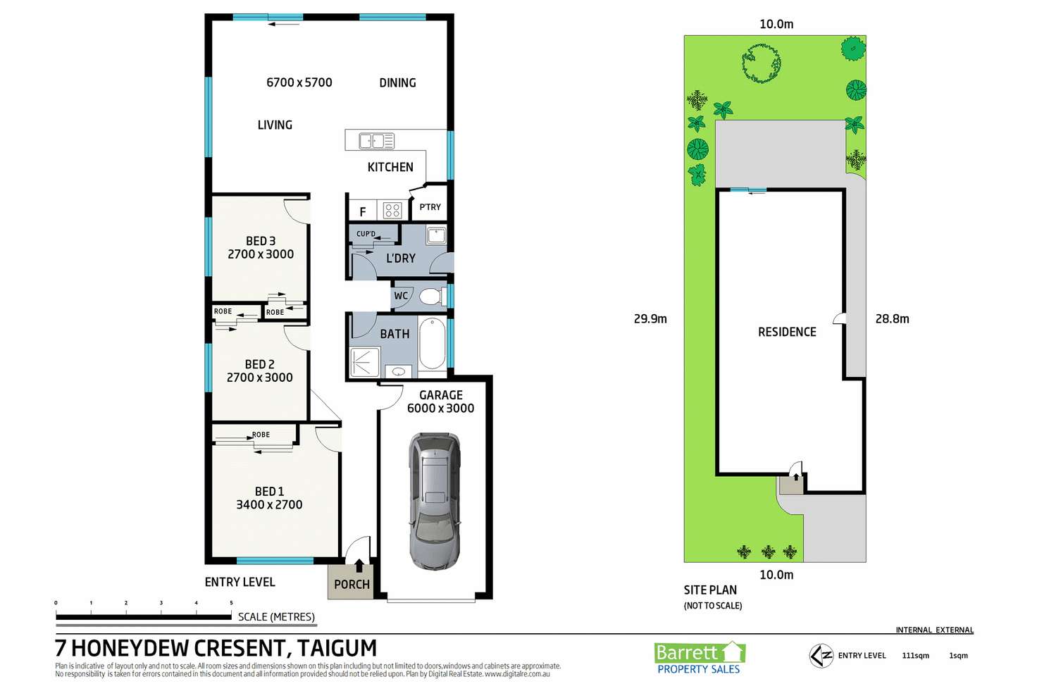Floorplan of Homely house listing, 7 Honeydew Crescent, Taigum QLD 4018