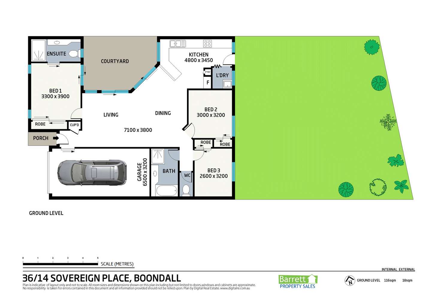 Floorplan of Homely villa listing, 36/14 Sovereign Place, Boondall QLD 4034