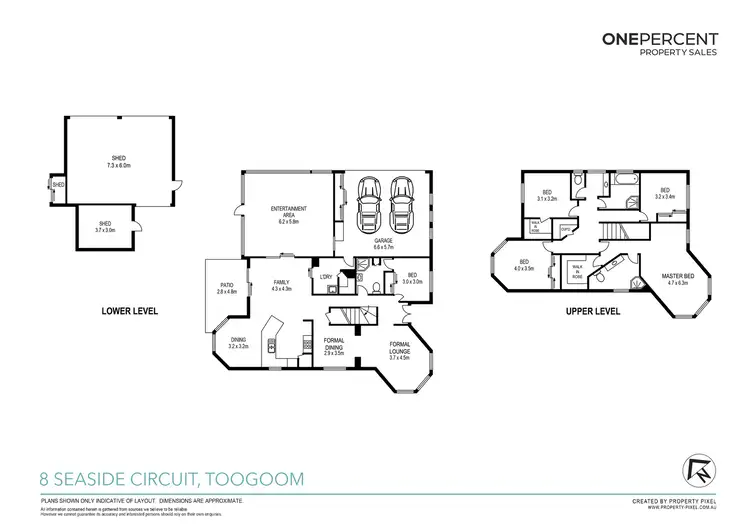 Floorplan of Homely house listing, 8 Seaside Circuit, Toogoom QLD 4655