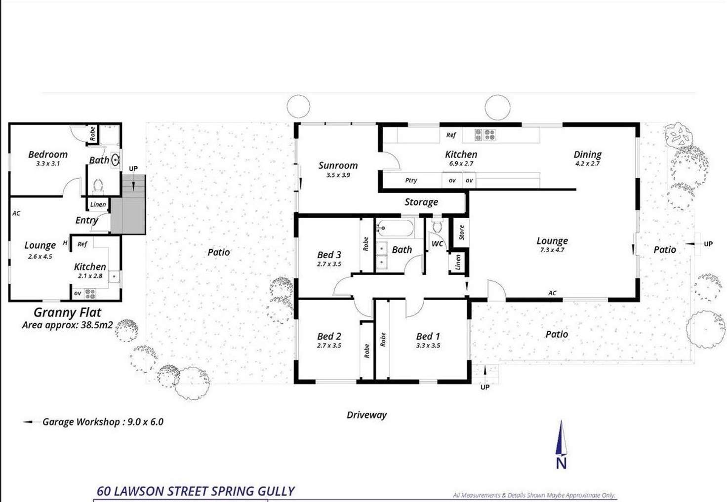 Floorplan of Homely house listing, 60 Lawson Street, Spring Gully VIC 3550
