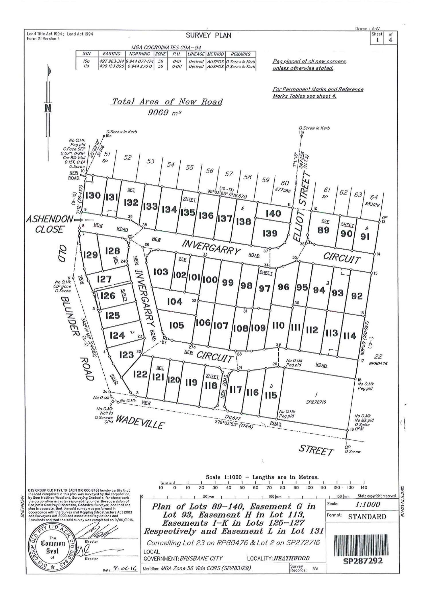Floorplan of Homely residentialLand listing, 93 Invergarry Circuit, Heathwood QLD 4110