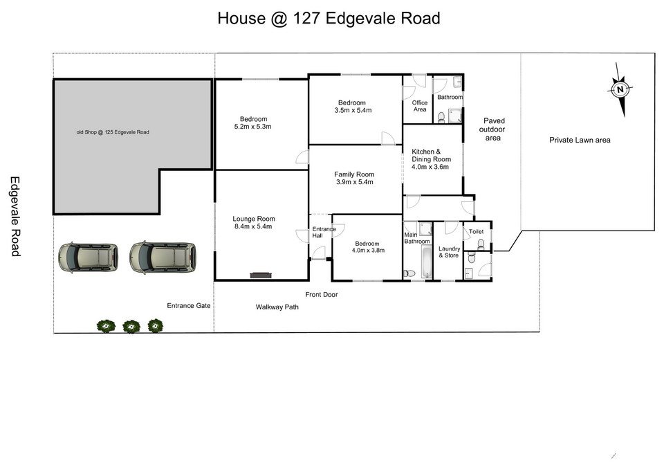 Floorplan of Homely house listing, 127 Edgevale Road, Kew VIC 3101