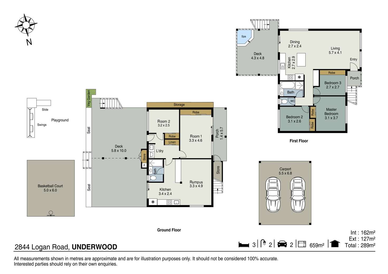 Floorplan of Homely house listing, 2844 Logan Rd, Underwood QLD 4119