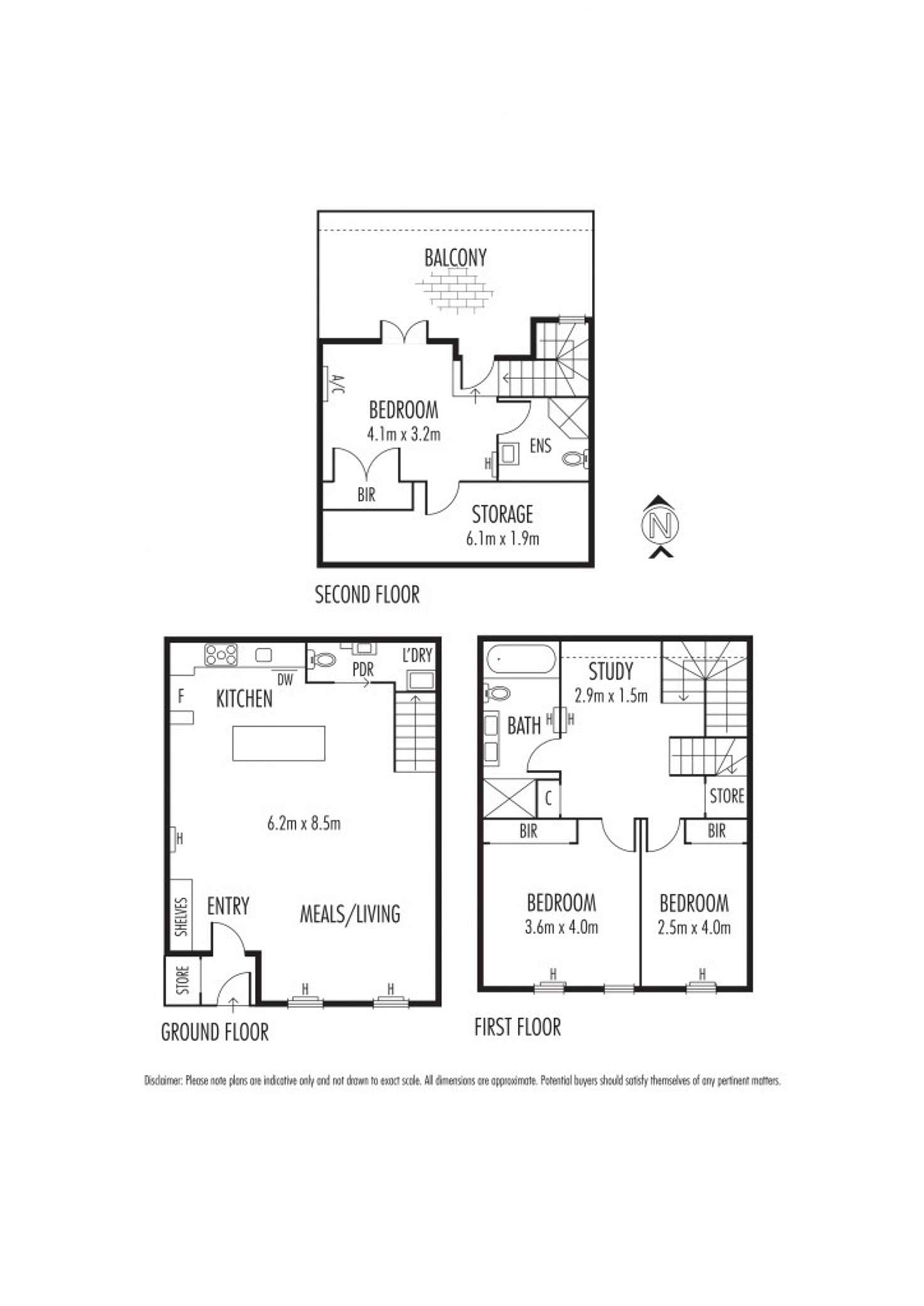 Floorplan of Homely house listing, 6 Trafalgar Place, North Melbourne VIC 3051
