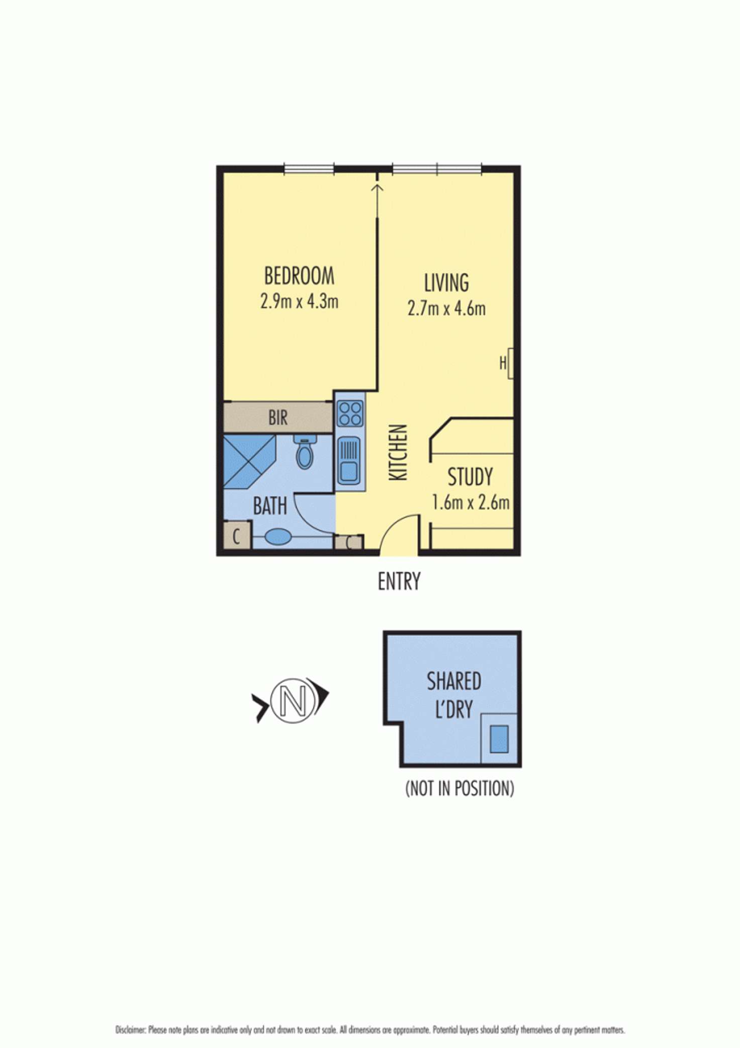Floorplan of Homely apartment listing, 5115/570 Lygon Street, Carlton VIC 3053