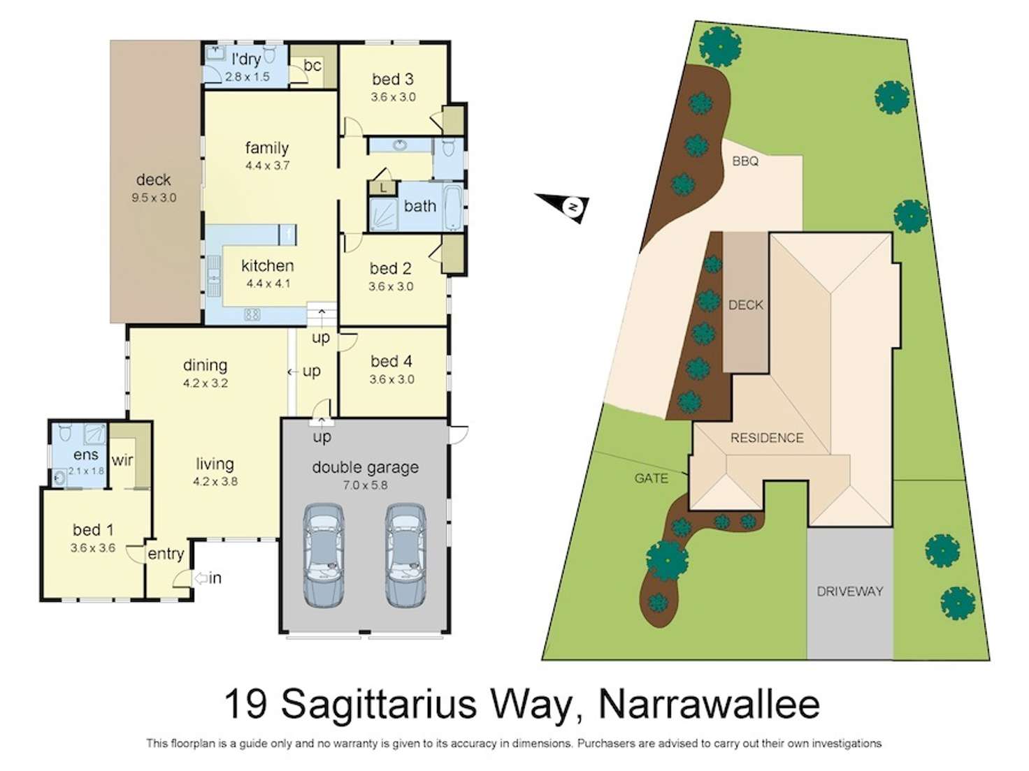 Floorplan of Homely house listing, 19 Sagittarius Way, Narrawallee NSW 2539