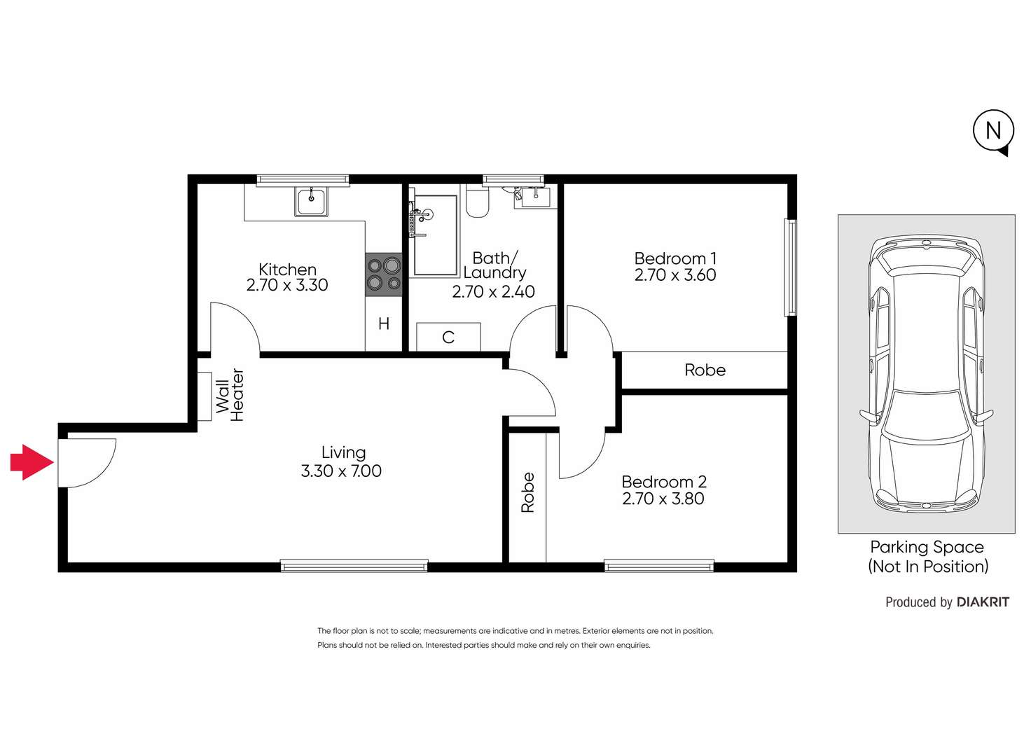 Floorplan of Homely apartment listing, 5/20 Adam Street, Richmond VIC 3121