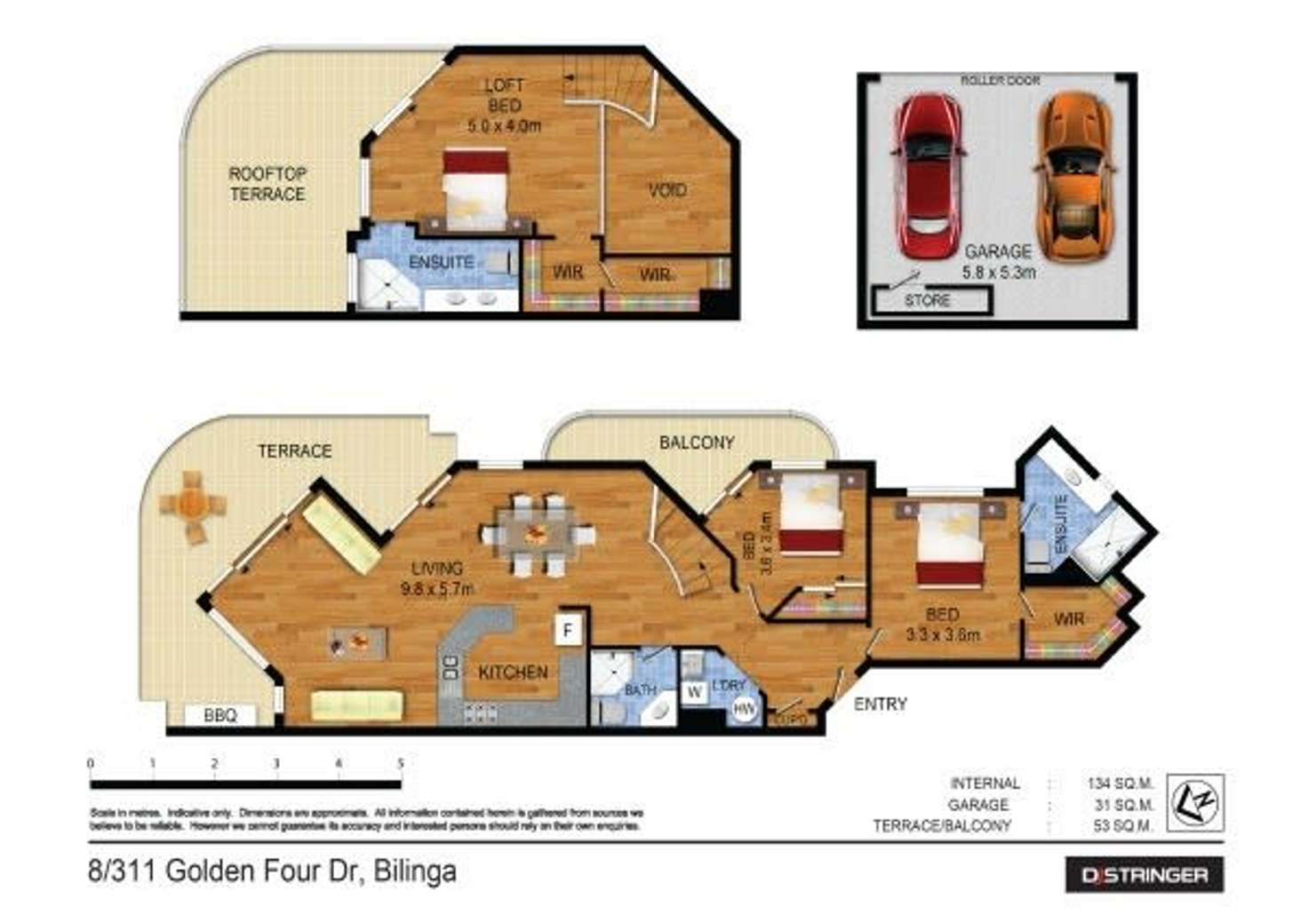 Floorplan of Homely unit listing, 8/311 Golden Four Drive - Costa D'ora Apartments, Bilinga QLD 4225