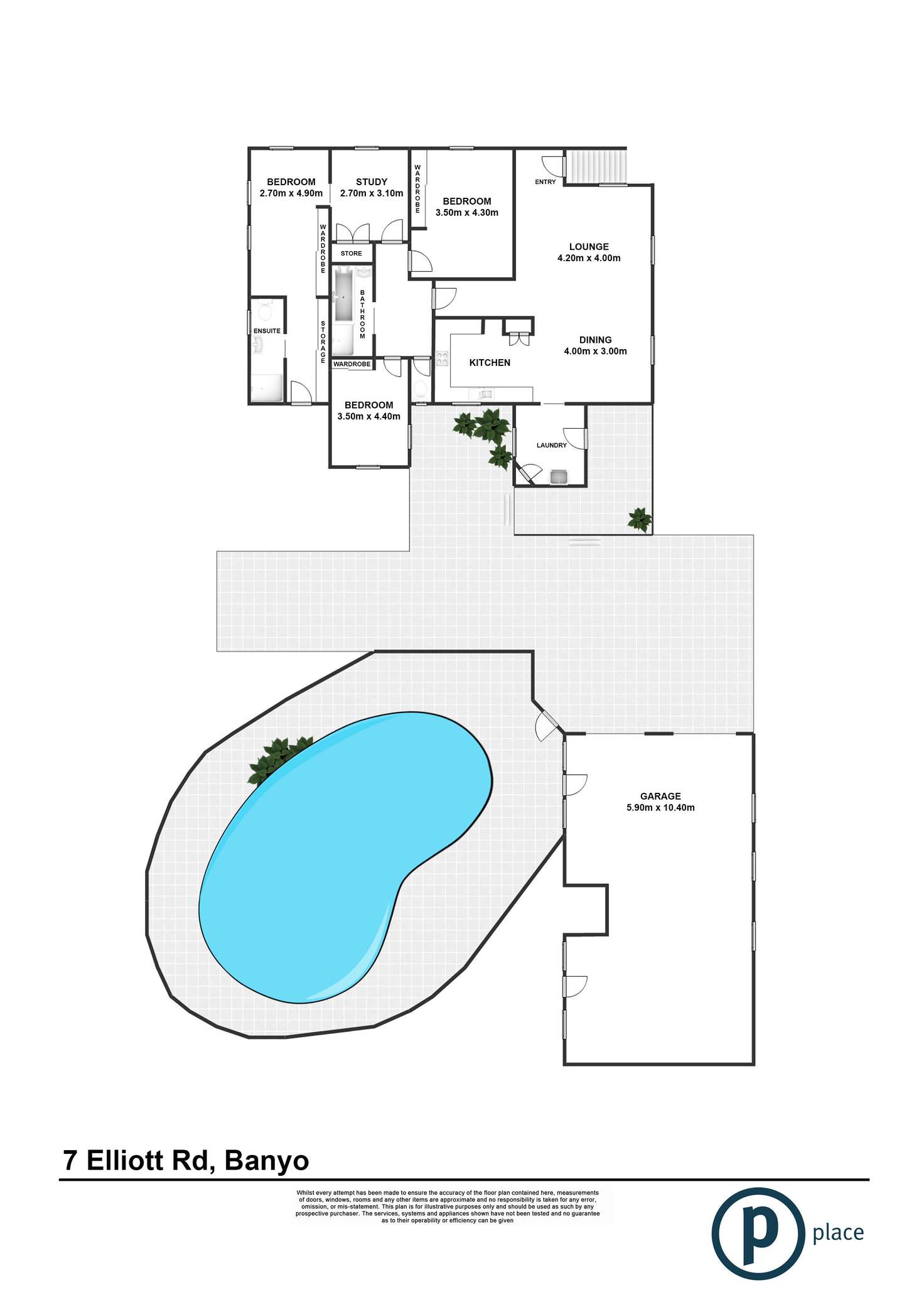 Floorplan of Homely house listing, 7 Elliott Road, Banyo QLD 4014