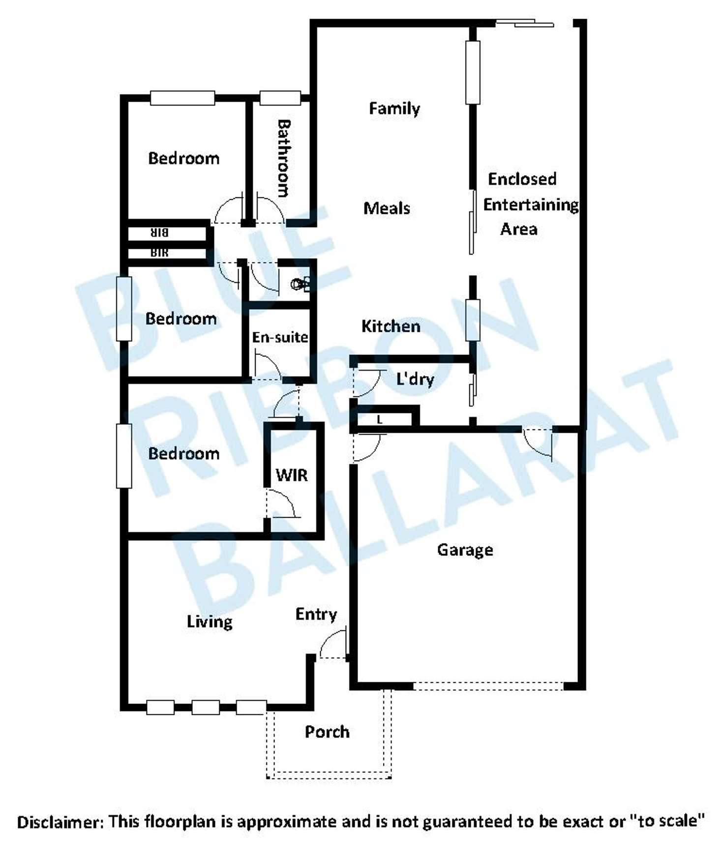 Floorplan of Homely house listing, 7 Countess Road, Delacombe VIC 3356