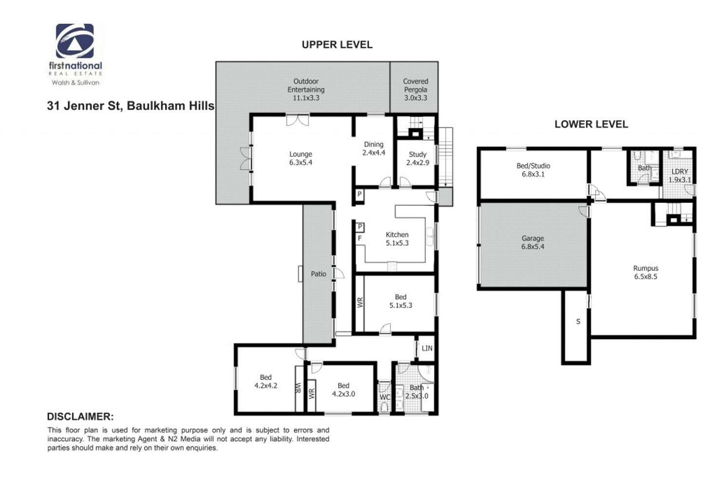 Floorplan of Homely house listing, 31 Jenner Street, Baulkham Hills NSW 2153