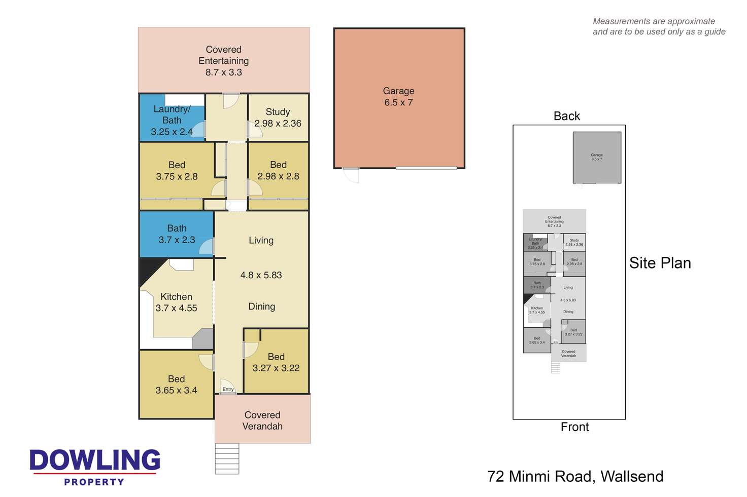 Floorplan of Homely house listing, 72 Minmi Road, Wallsend NSW 2287