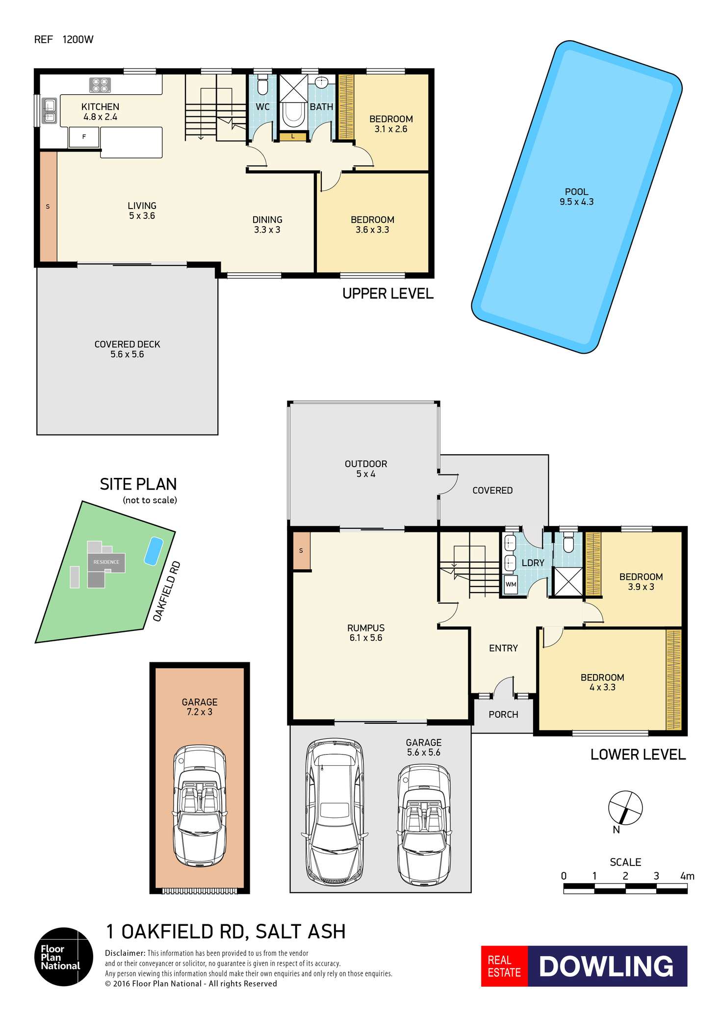 Floorplan of Homely house listing, 1 Oakfield Road, Salt Ash NSW 2318