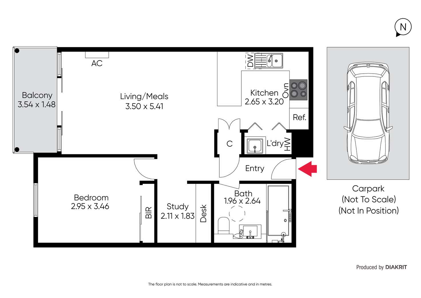 Floorplan of Homely apartment listing, 50/62 Wellington Street, St Kilda VIC 3182
