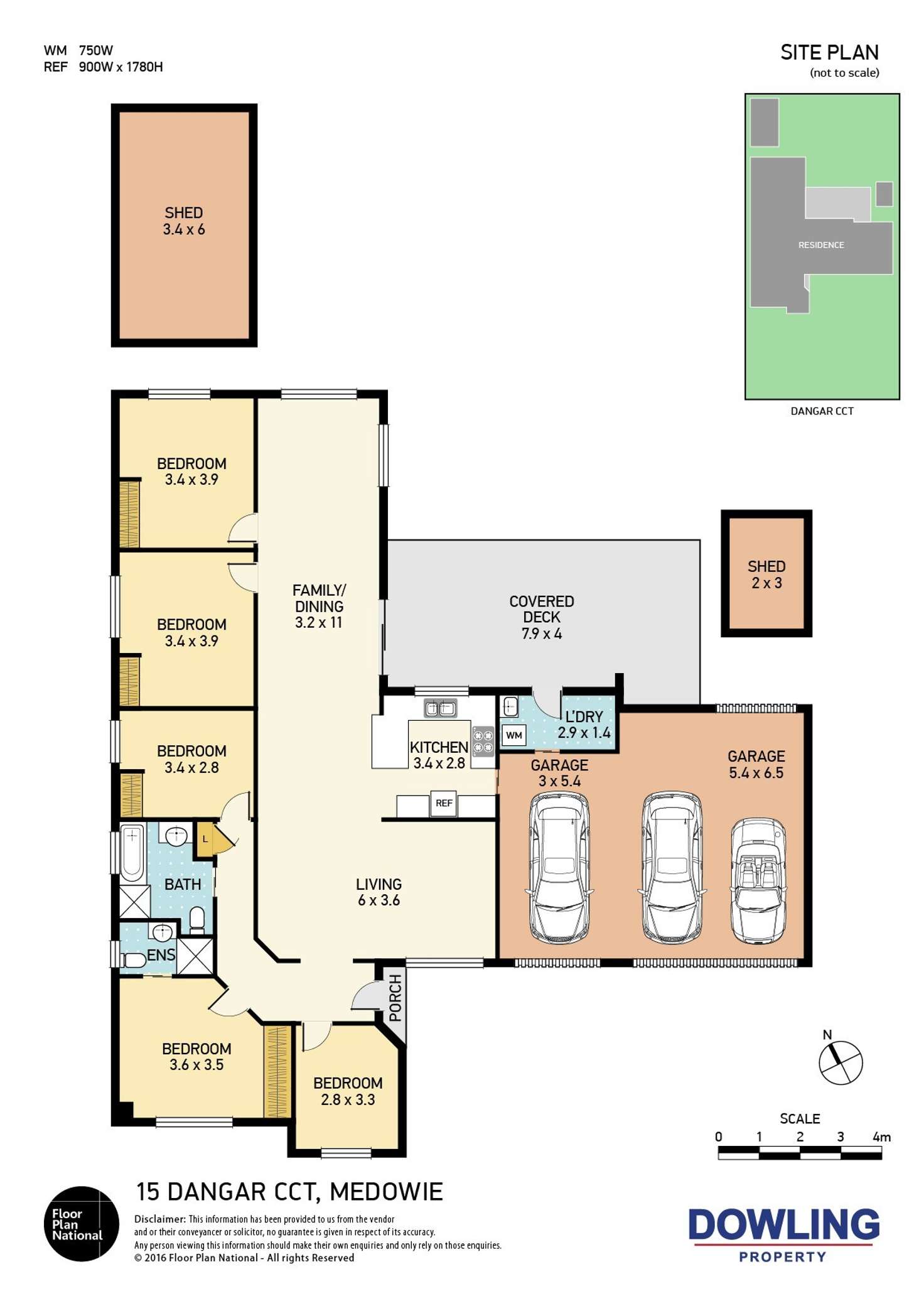 Floorplan of Homely house listing, 15 Dangar Circuit, Medowie NSW 2318