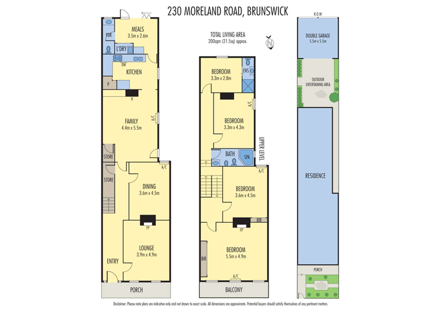 Floorplan of Homely house listing, 230 Moreland Road, Brunswick VIC 3056