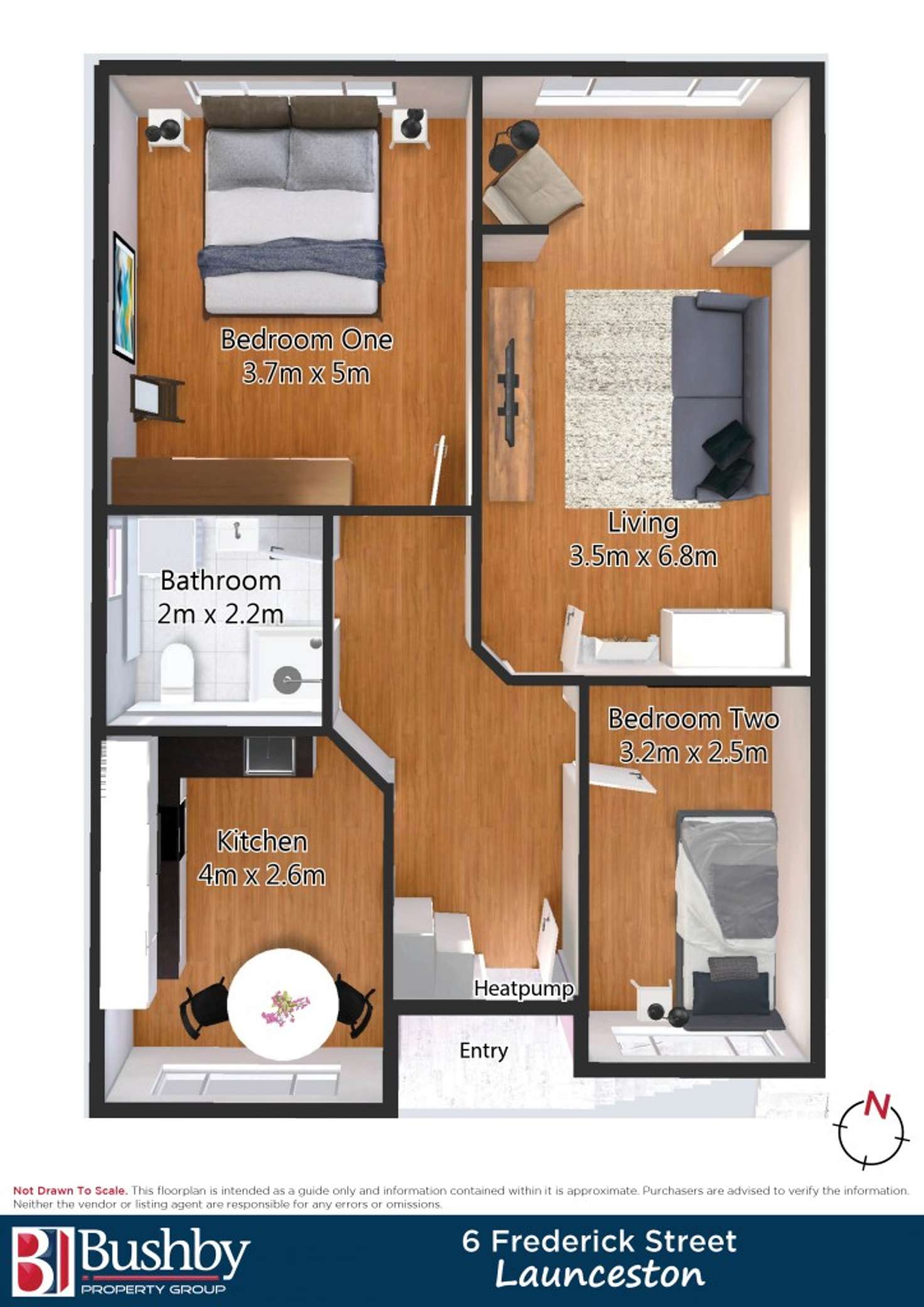 Floorplan of Homely apartment listing, 6 Frederick Street, Launceston TAS 7250