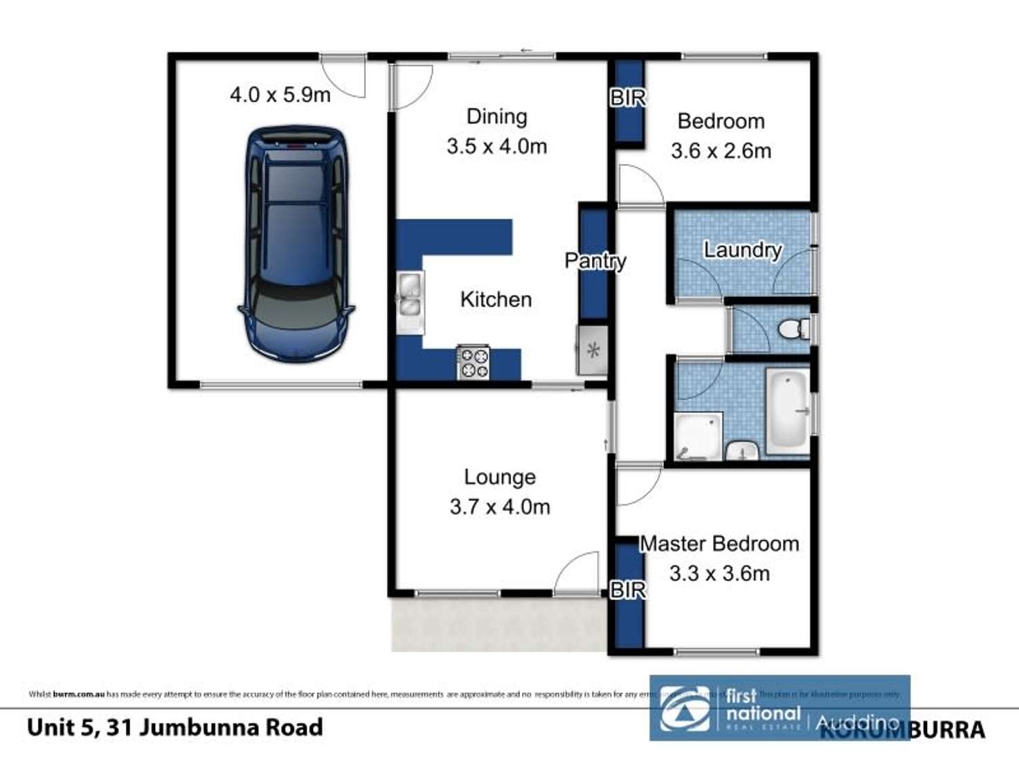 Floorplan of Homely unit listing, 5/31 Jumbunna Road, Korumburra VIC 3950