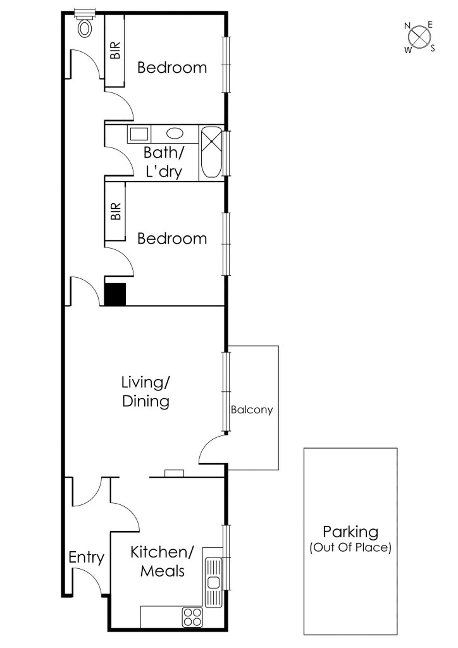 Floorplan of Homely apartment listing, 11/9 Adam Street, Richmond VIC 3121