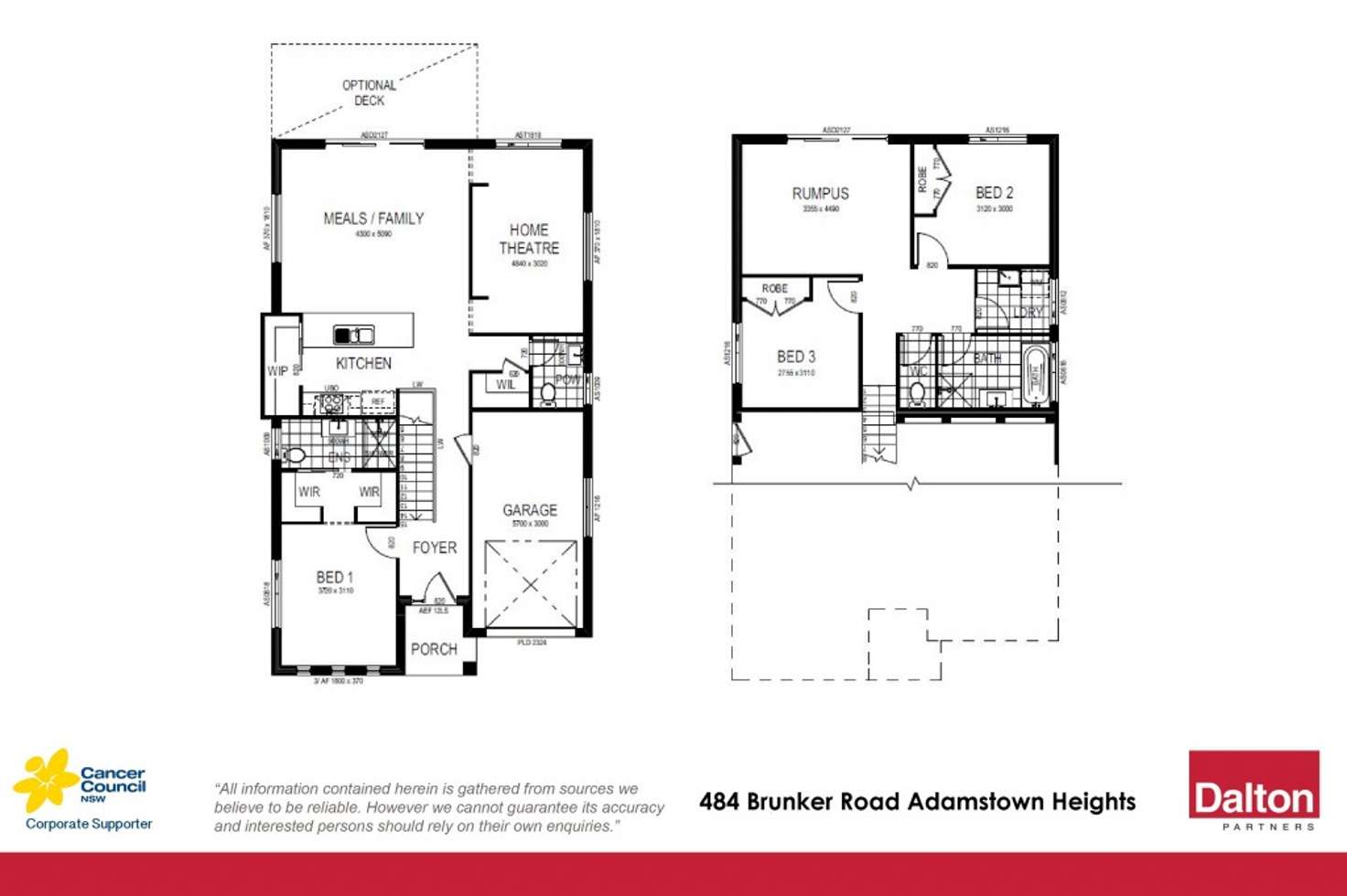 Floorplan of Homely house listing, 484 Brunker Road, Adamstown Heights NSW 2289