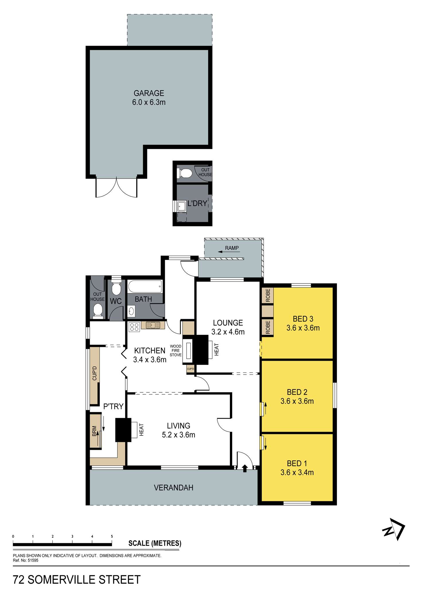 Floorplan of Homely house listing, 72 Somerville Street, Flora Hill VIC 3550