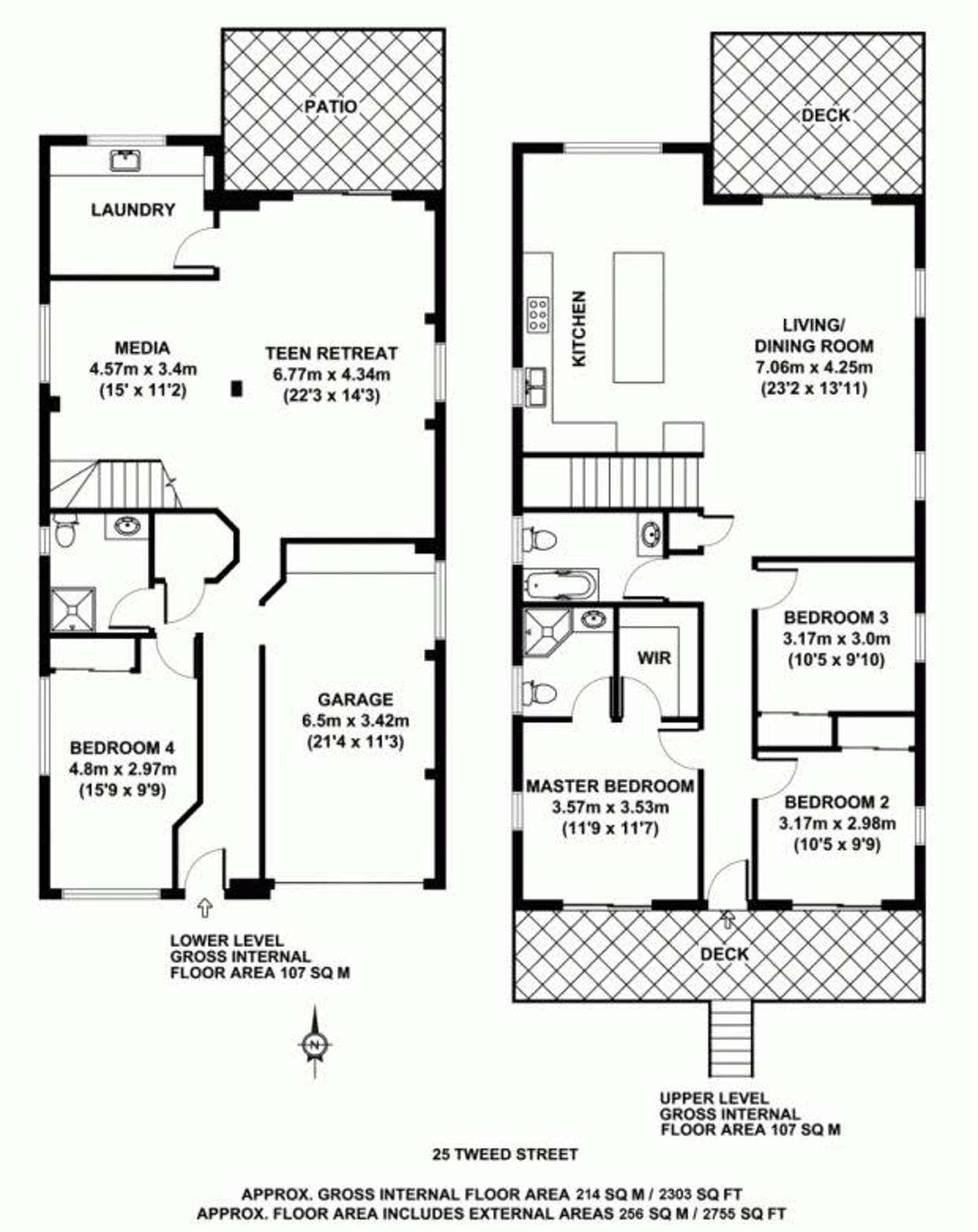 Floorplan of Homely house listing, 25 Tweed Street, Ashgrove QLD 4060
