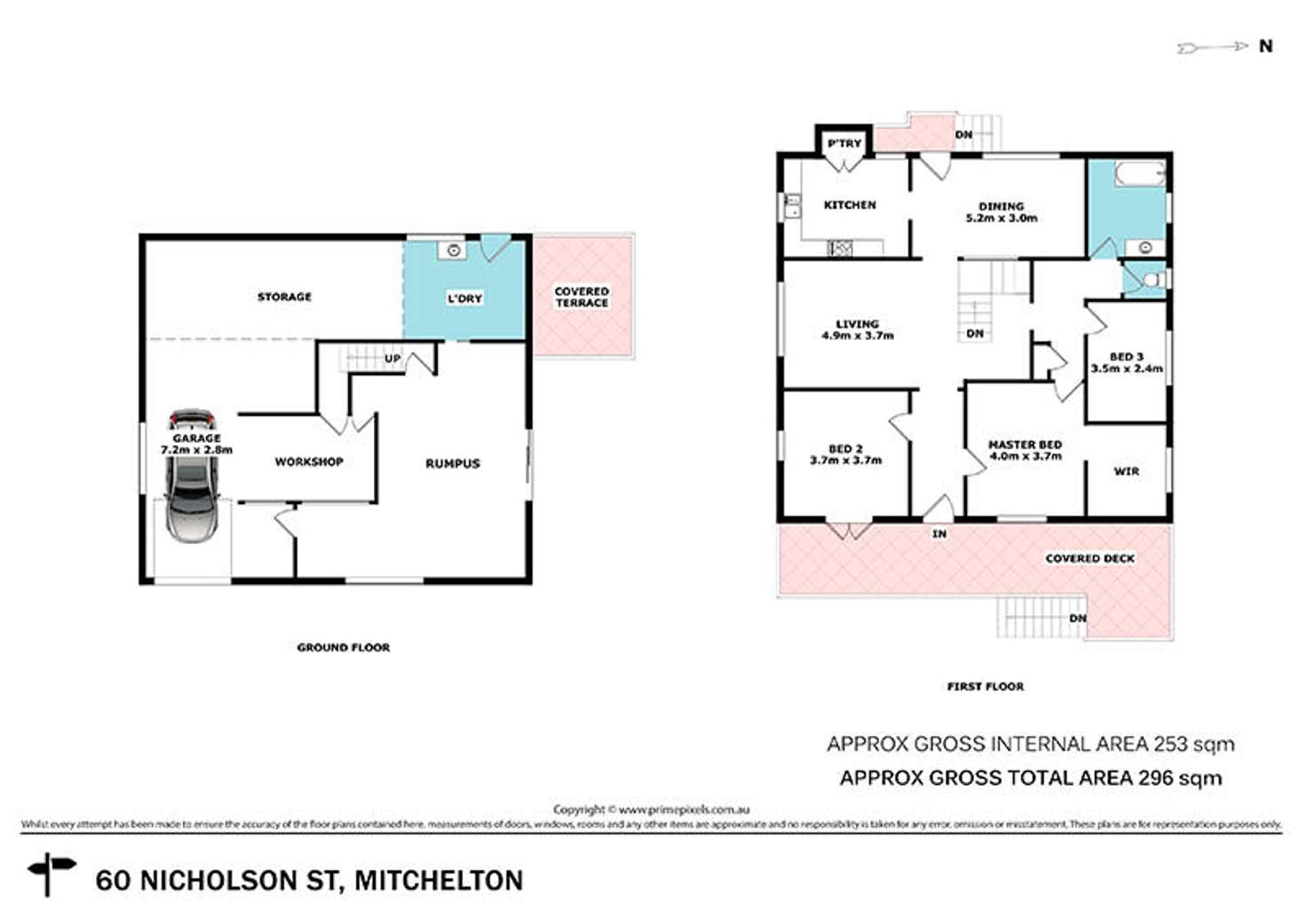 Floorplan of Homely house listing, 60 Nicholson Street, Mitchelton QLD 4053