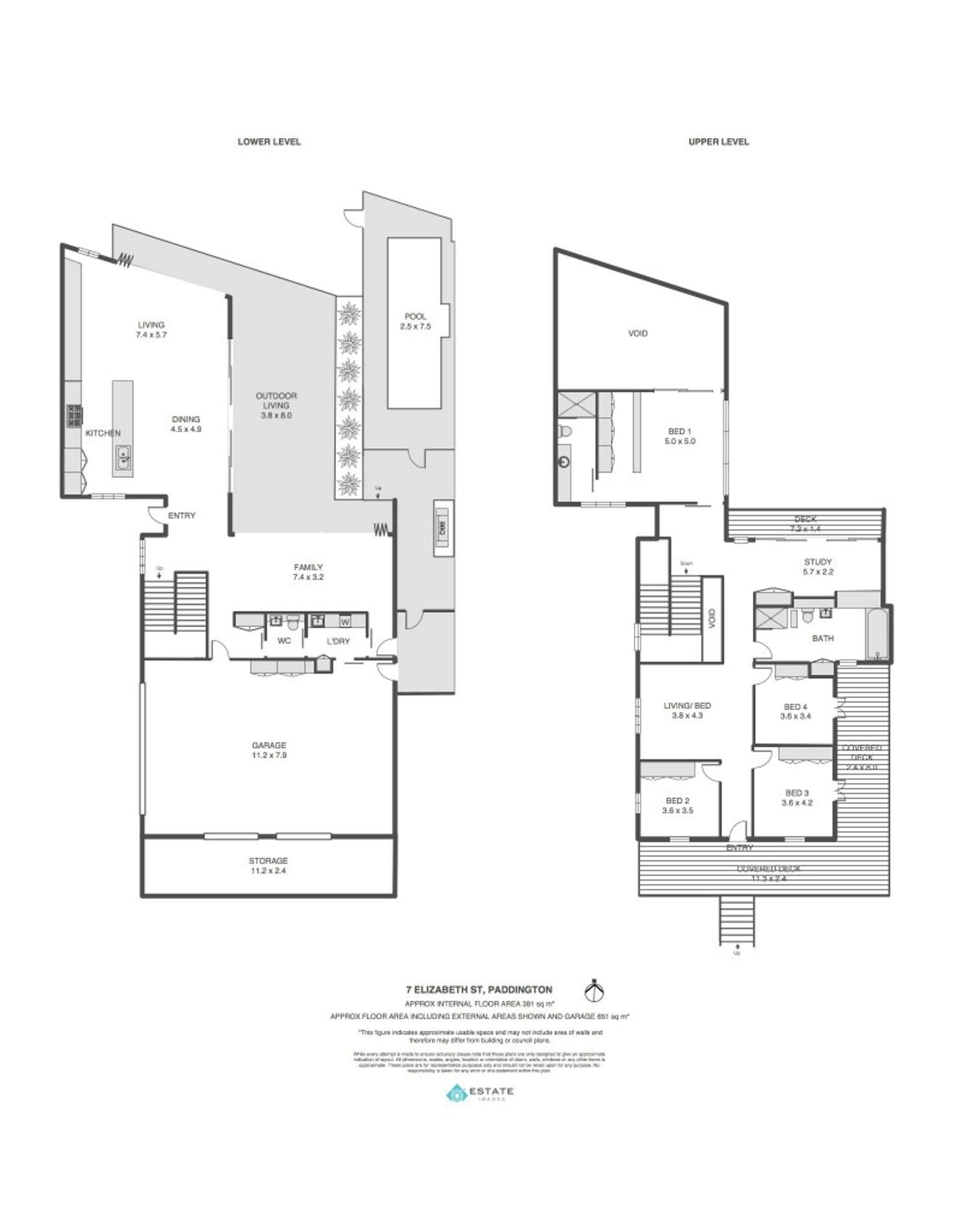 Floorplan of Homely house listing, 7 Elizabeth Street, Paddington QLD 4064