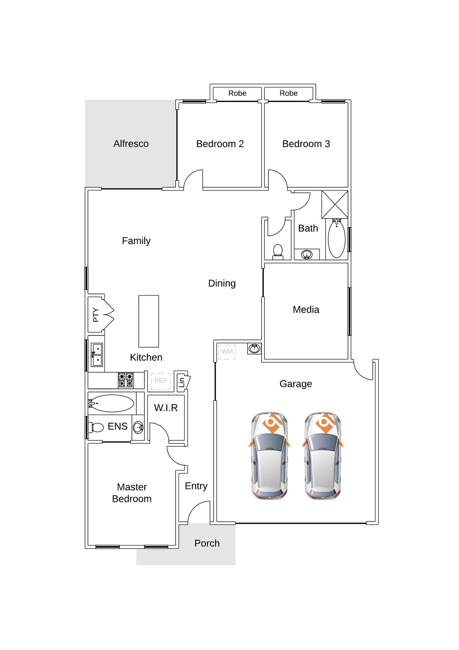 Floorplan of Homely house listing, 5 Ravensbourne Crescent, North Lakes QLD 4509