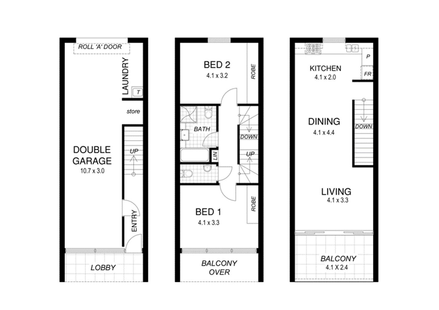 Floorplan of Homely townhouse listing, 64 Gilles Street, Adelaide SA 5000
