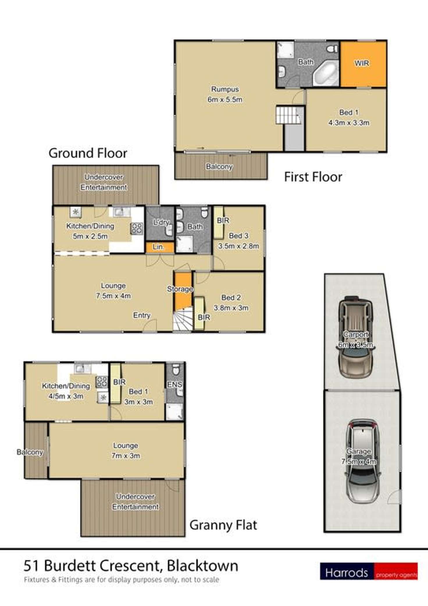 Floorplan of Homely house listing, 51 Burdett Crescent, Blacktown NSW 2148