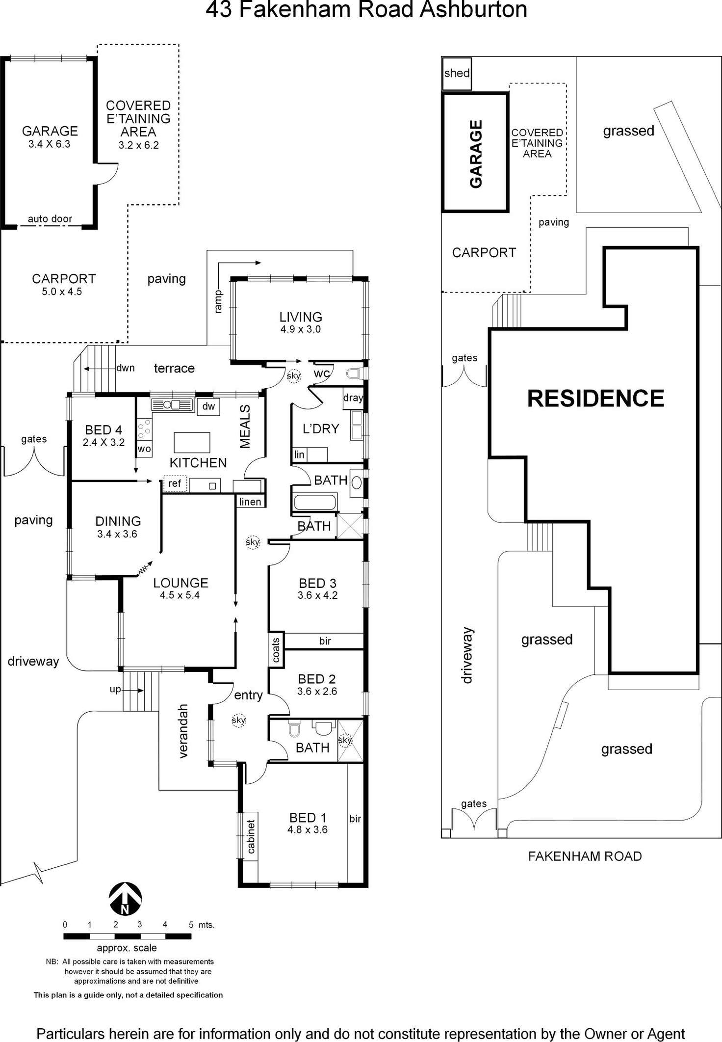Floorplan of Homely house listing, 43 Fakenham Road, Ashburton VIC 3147