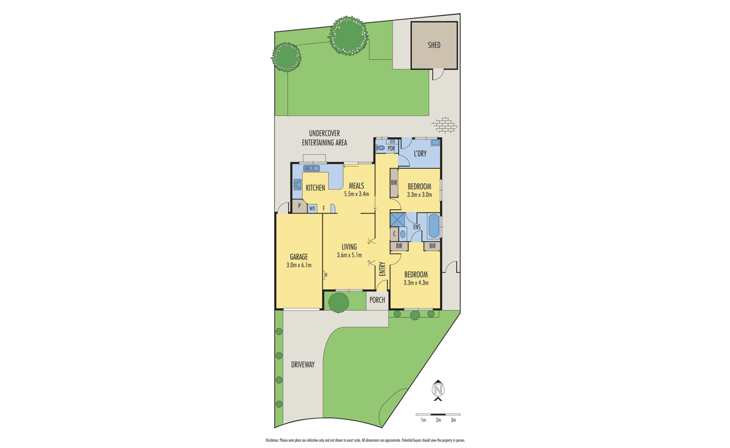 Floorplan of Homely unit listing, 1/8 Trembath Court, Altona Meadows VIC 3028