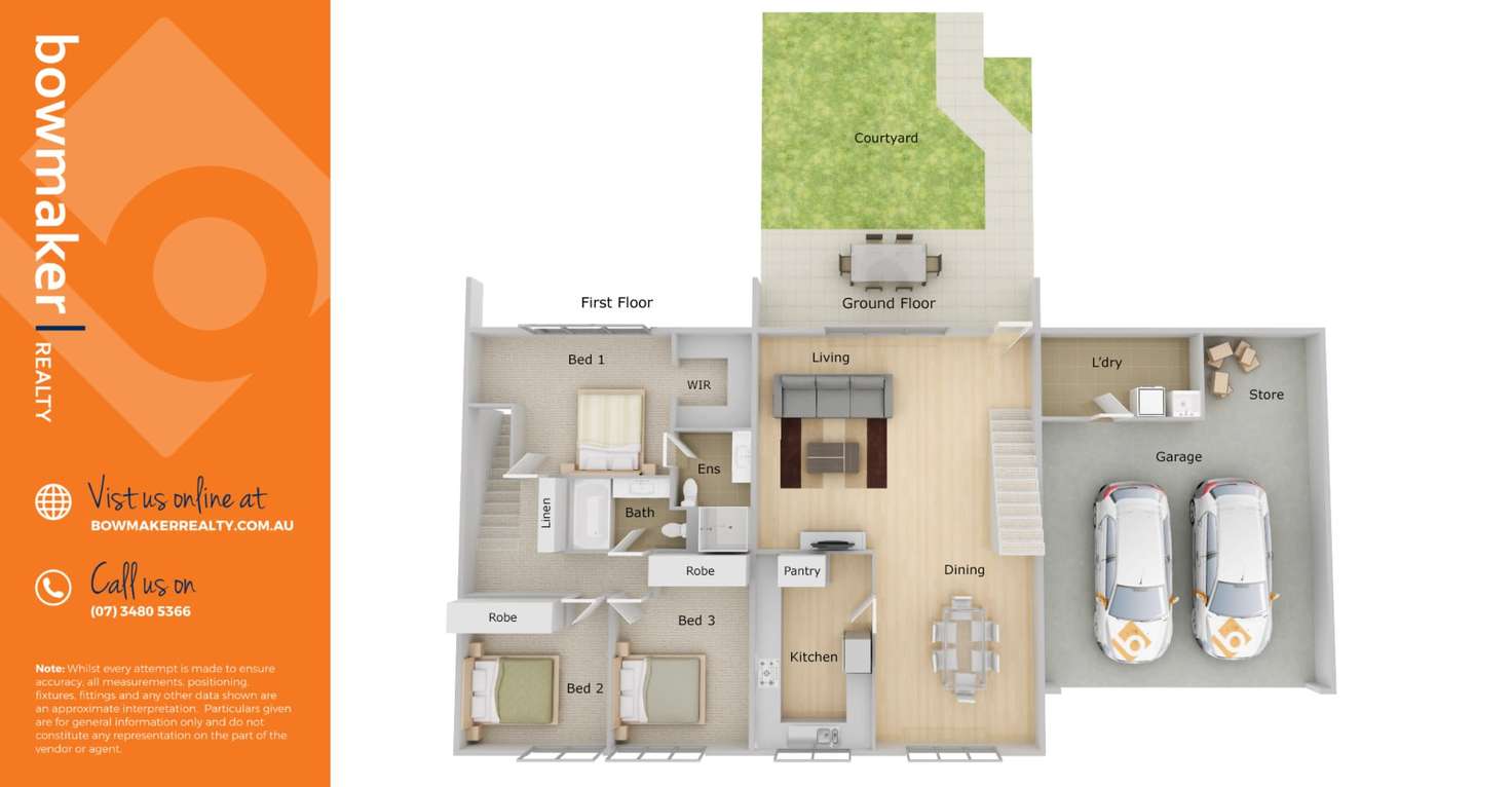 Floorplan of Homely townhouse listing, 8/21 Jane Street, Arana Hills QLD 4054