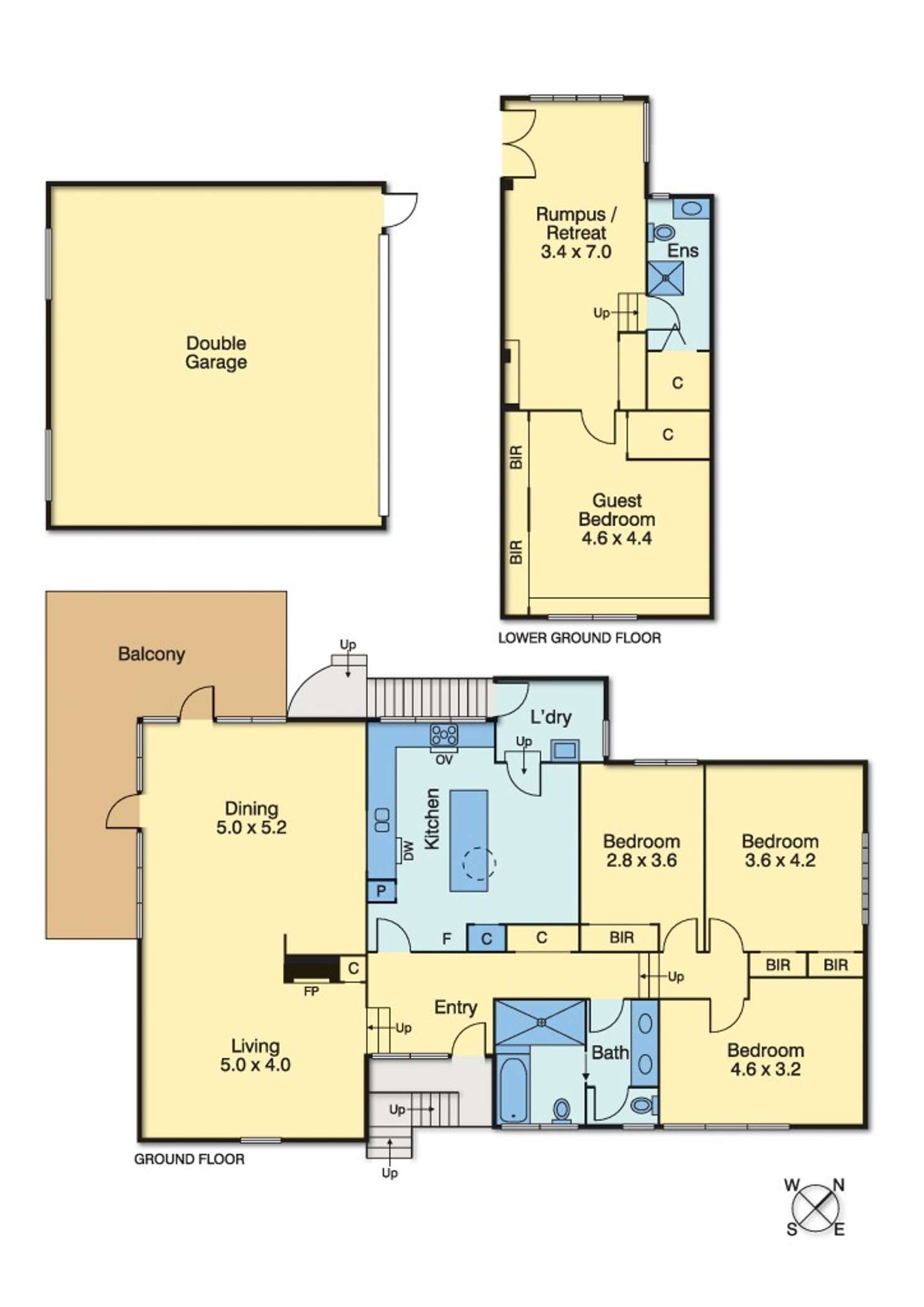 Floorplan of Homely house listing, 58 Rutland Avenue, Mount Eliza VIC 3930